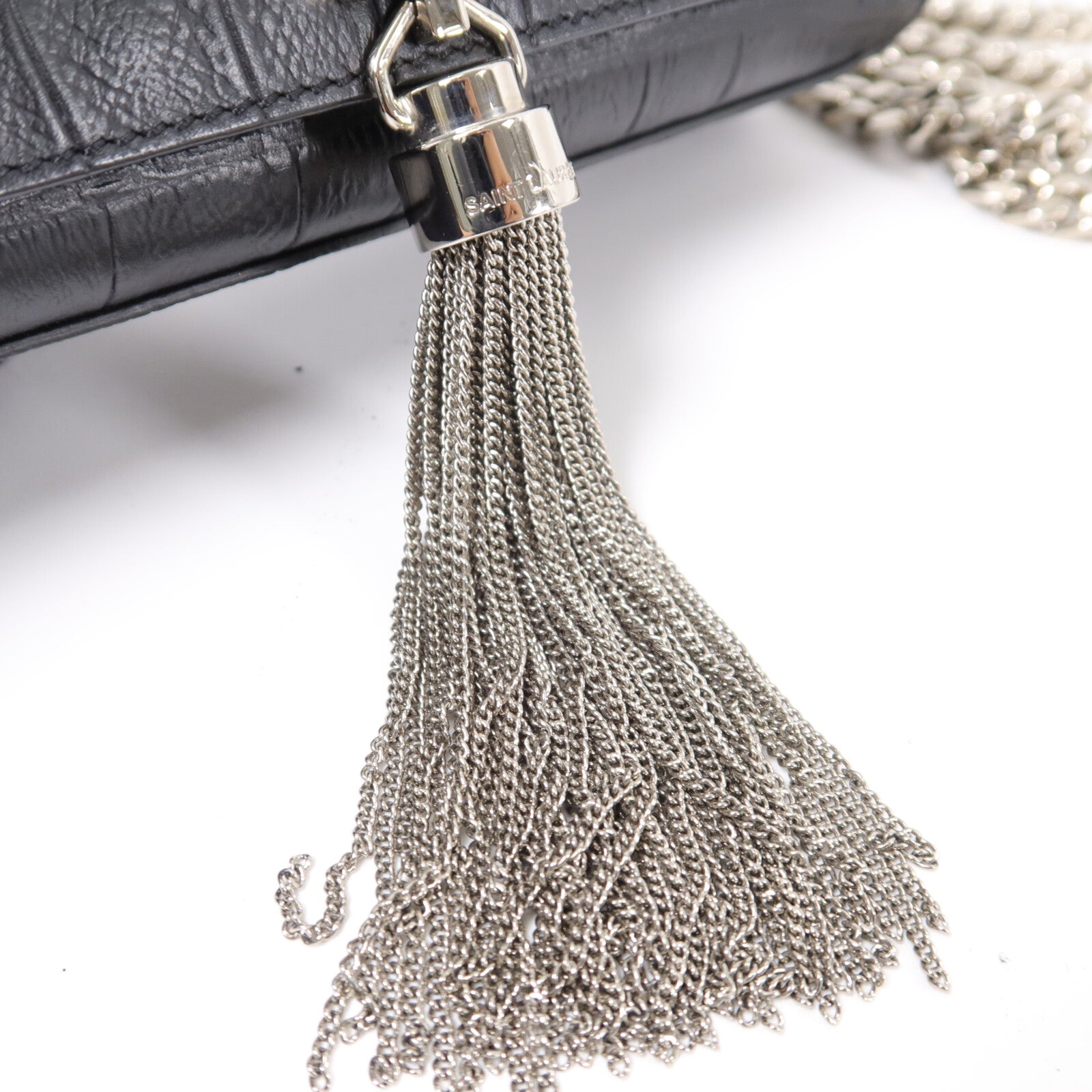 SAINT LAURENT 牛皮皮革Kate Small鏈帶肩背袋