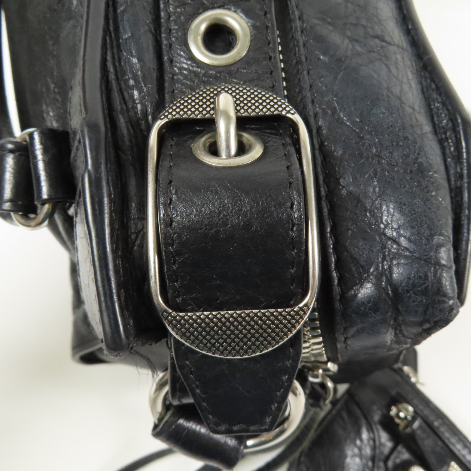 BALENCIAGA 牛皮皮革Neo Cagole XS銀扣手挽肩背兩用袋