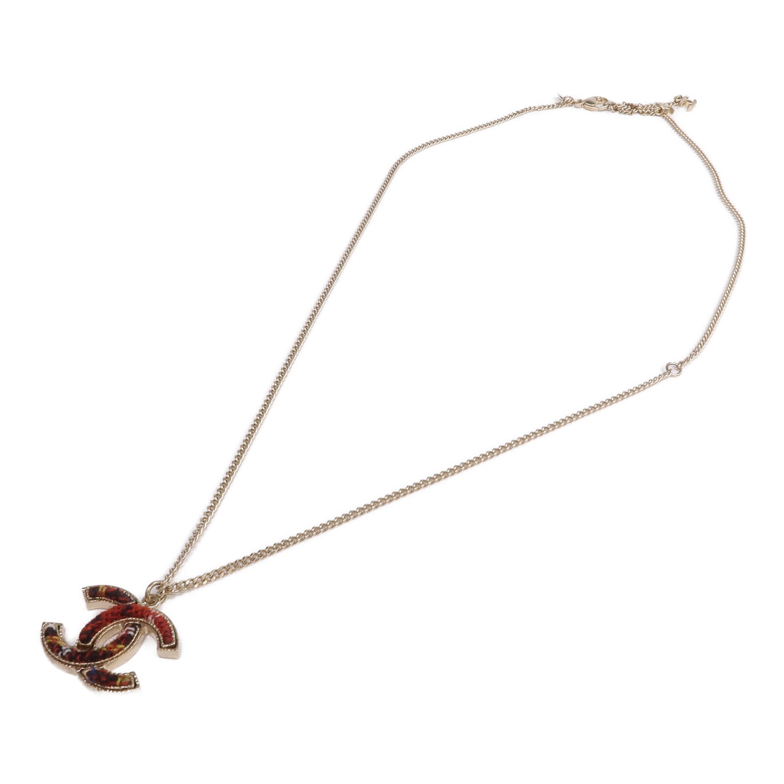 CHANEL 金屬/織物Necklace項鍊