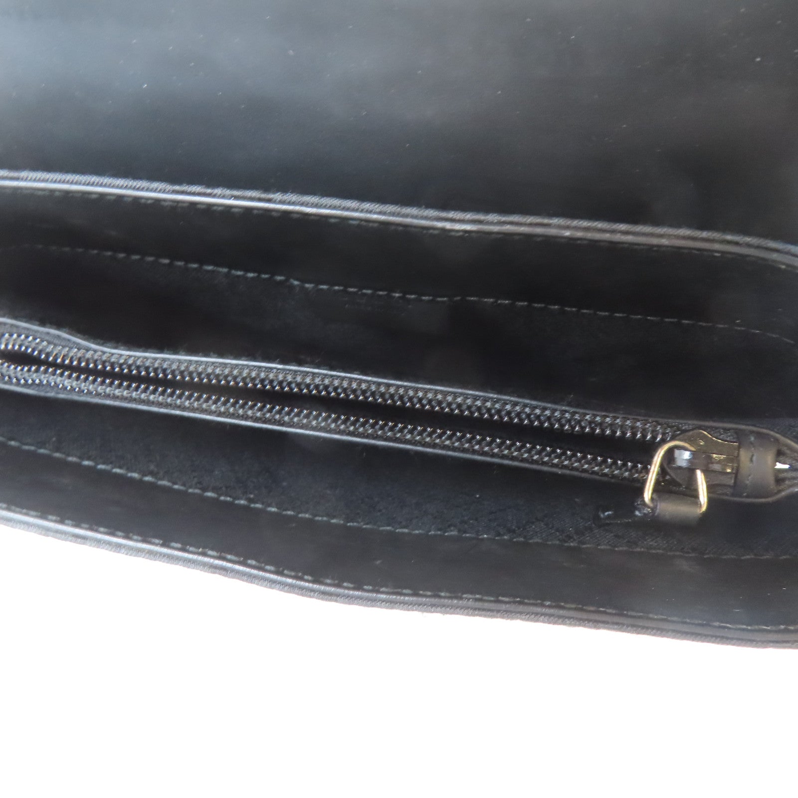 GUCCI 尼龍Shoulder Bag銀扣肩背袋黑色