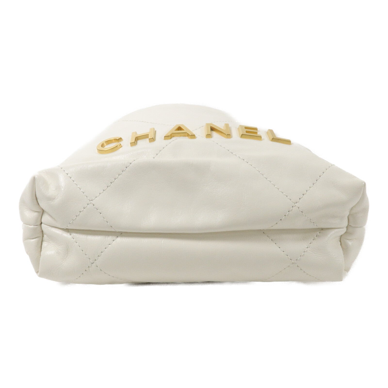 CHANEL 牛皮皮革Chanel 22 Mini鏈帶肩背袋