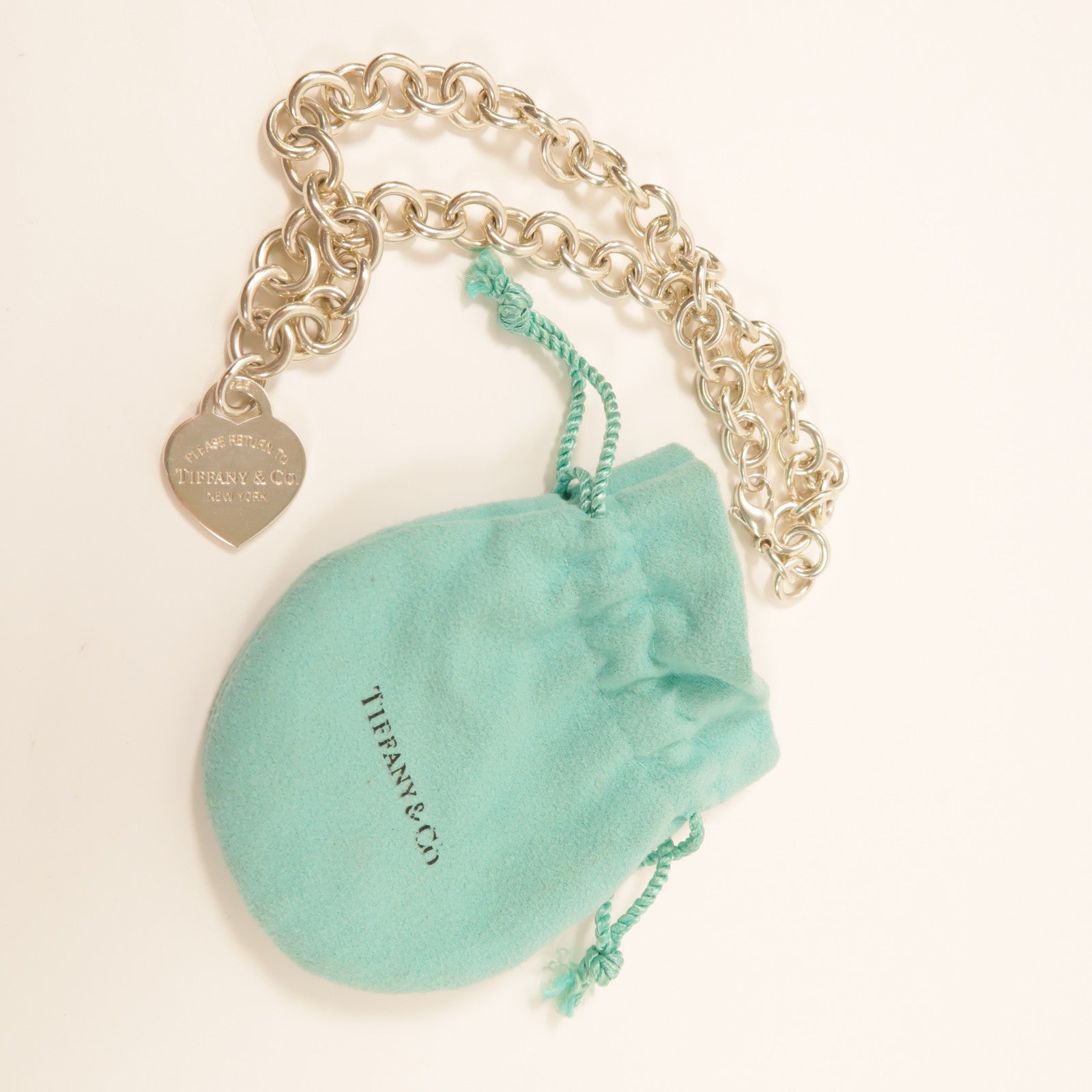 TIFFANY＆CO 925純銀Necklace項鍊銀色