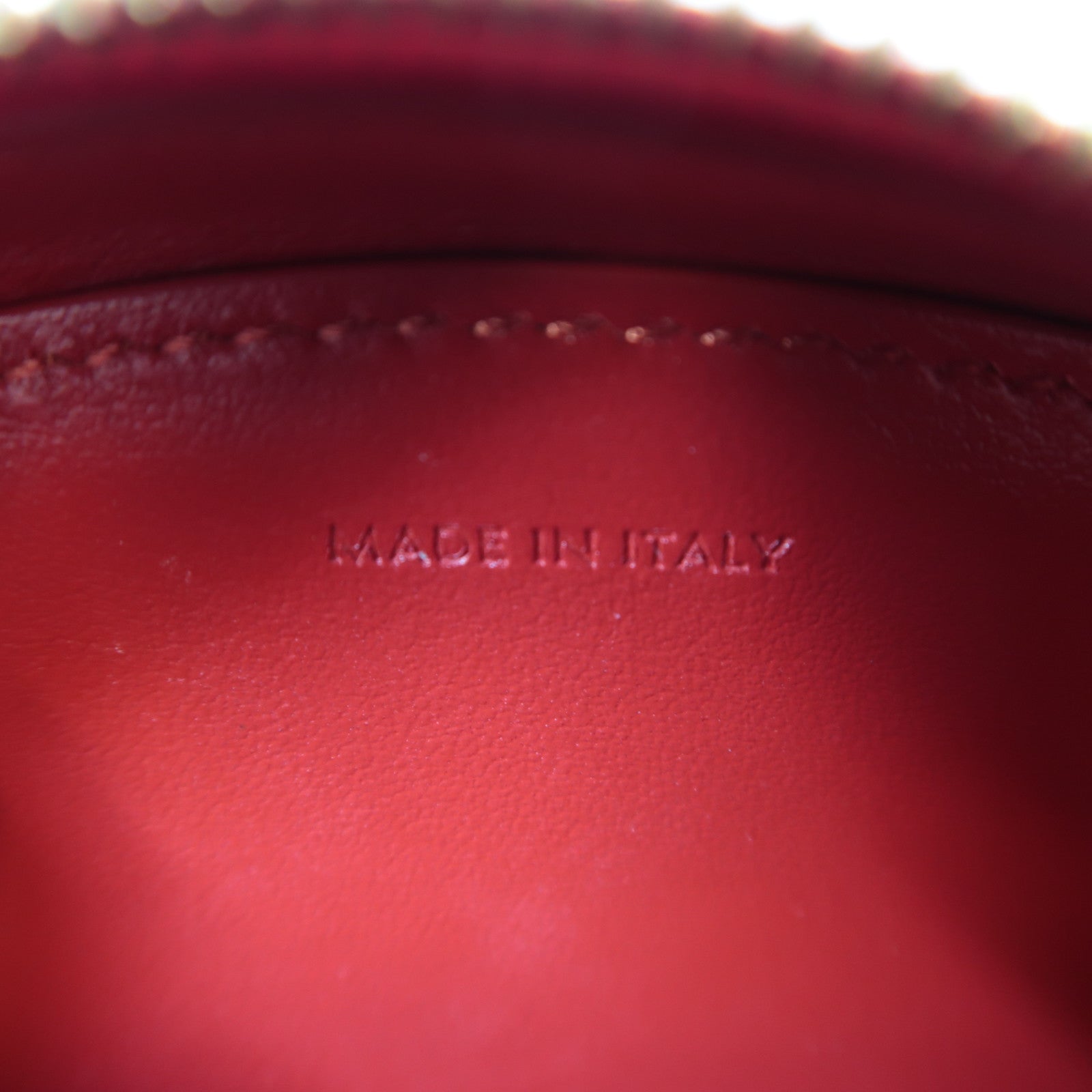 CELINE 【激減優惠】牛皮皮革Cuir Triomphe金扣肩背袋紅色