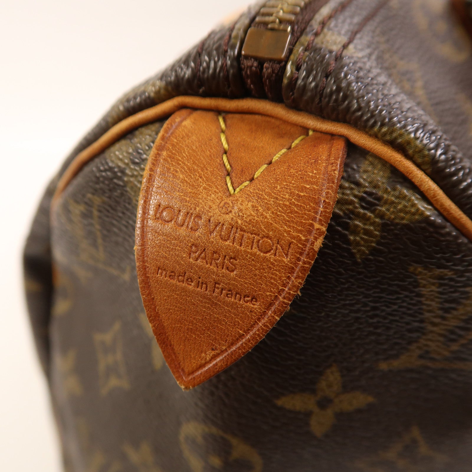 LOUIS VUITTON Monogram Speedy 30金扣手挽袋