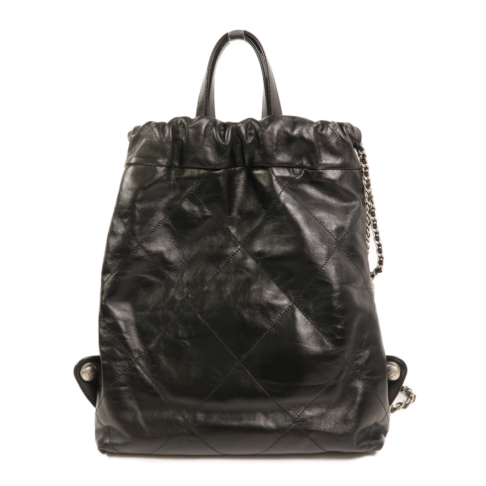 CHANEL 牛皮皮革Chanel 22 Backpack鏈帶背包