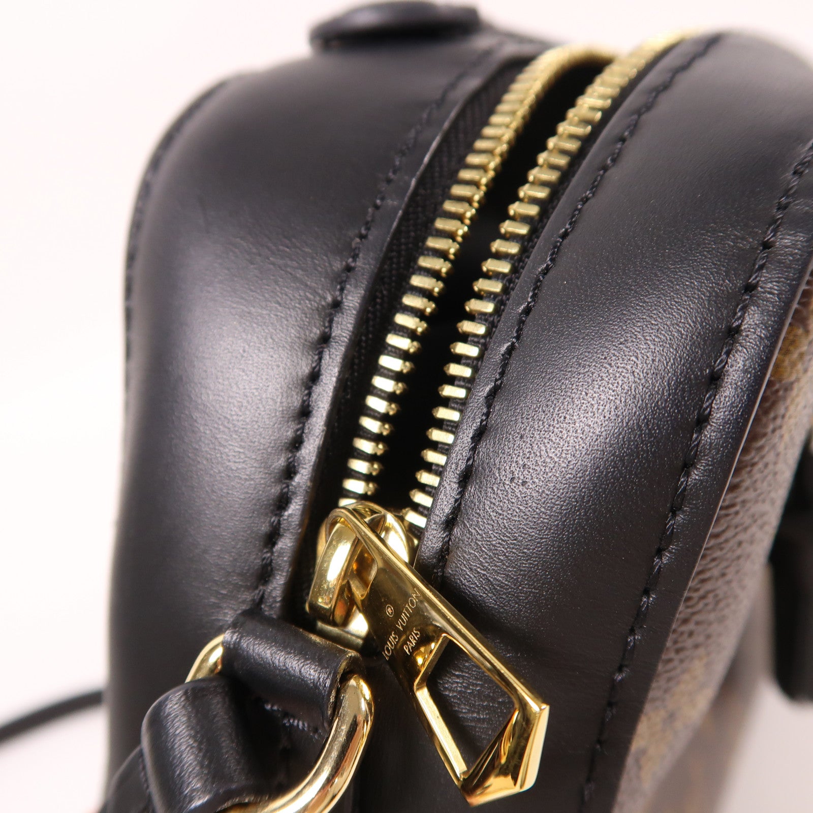 LOUIS VUITTON【激減優惠】 Monogram Saintonge金扣手挽袋棕色