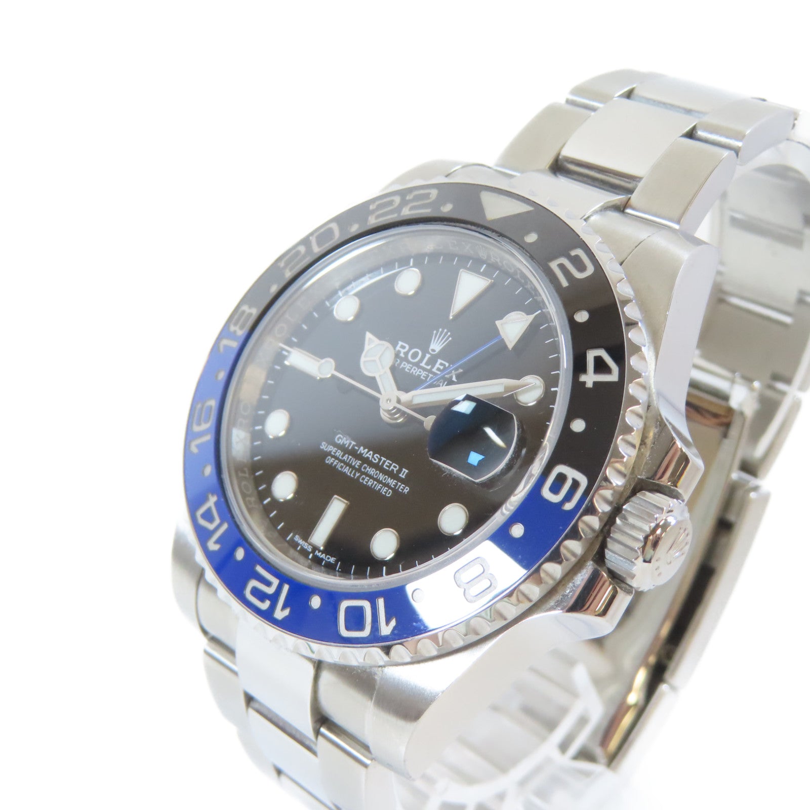 ROLEX GMT Master II Batman不鏽鋼手錶自動機芯黑色