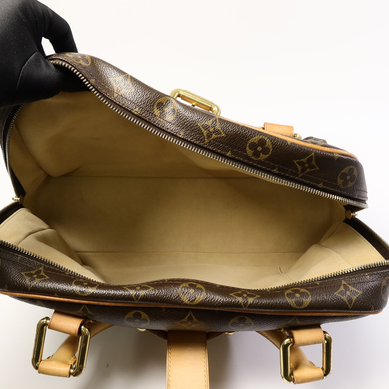 LOUIS VUITTON Monogram Manhattan GM手挽袋