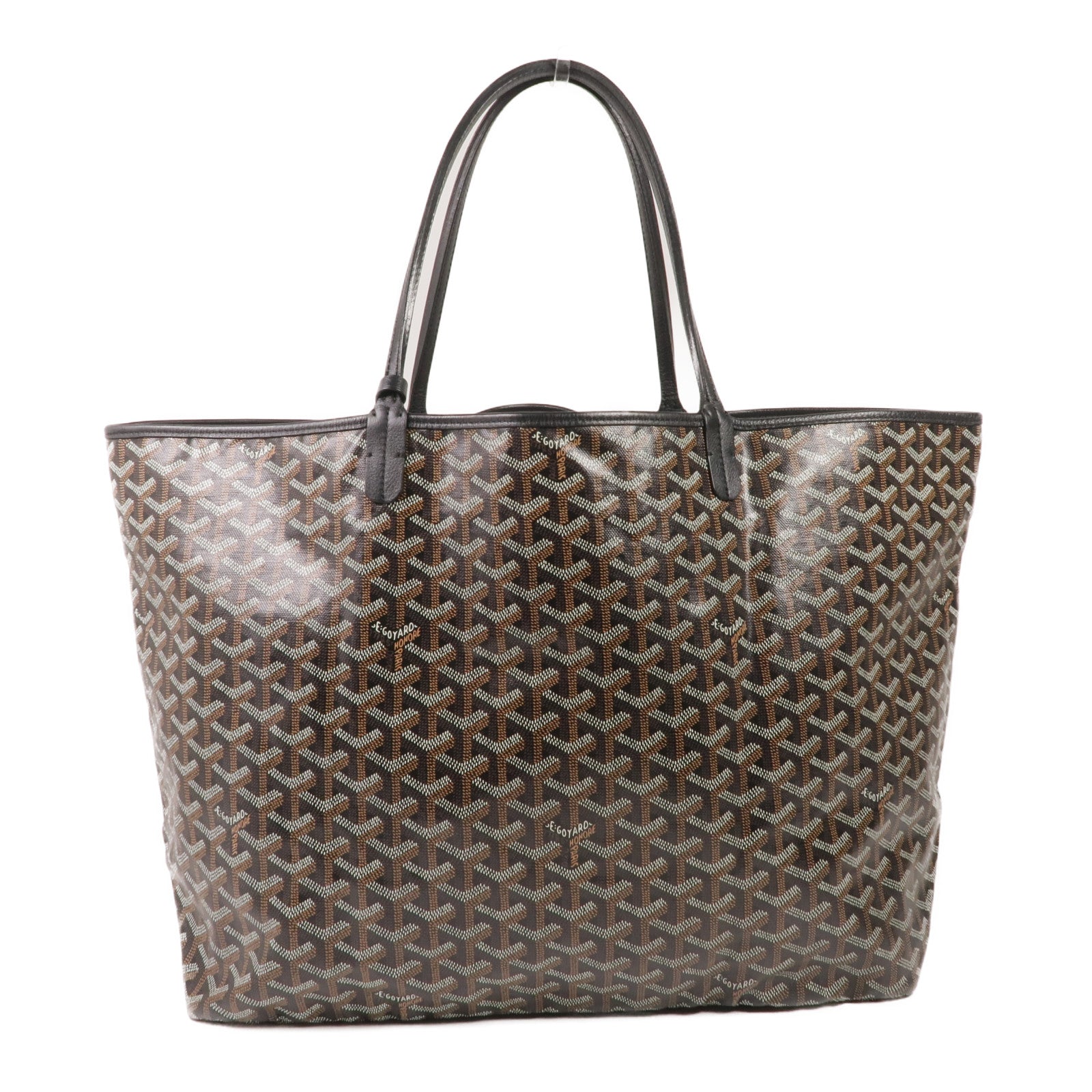 GOYARD 塗層帆布Saint Louis GM銀扣手挽袋