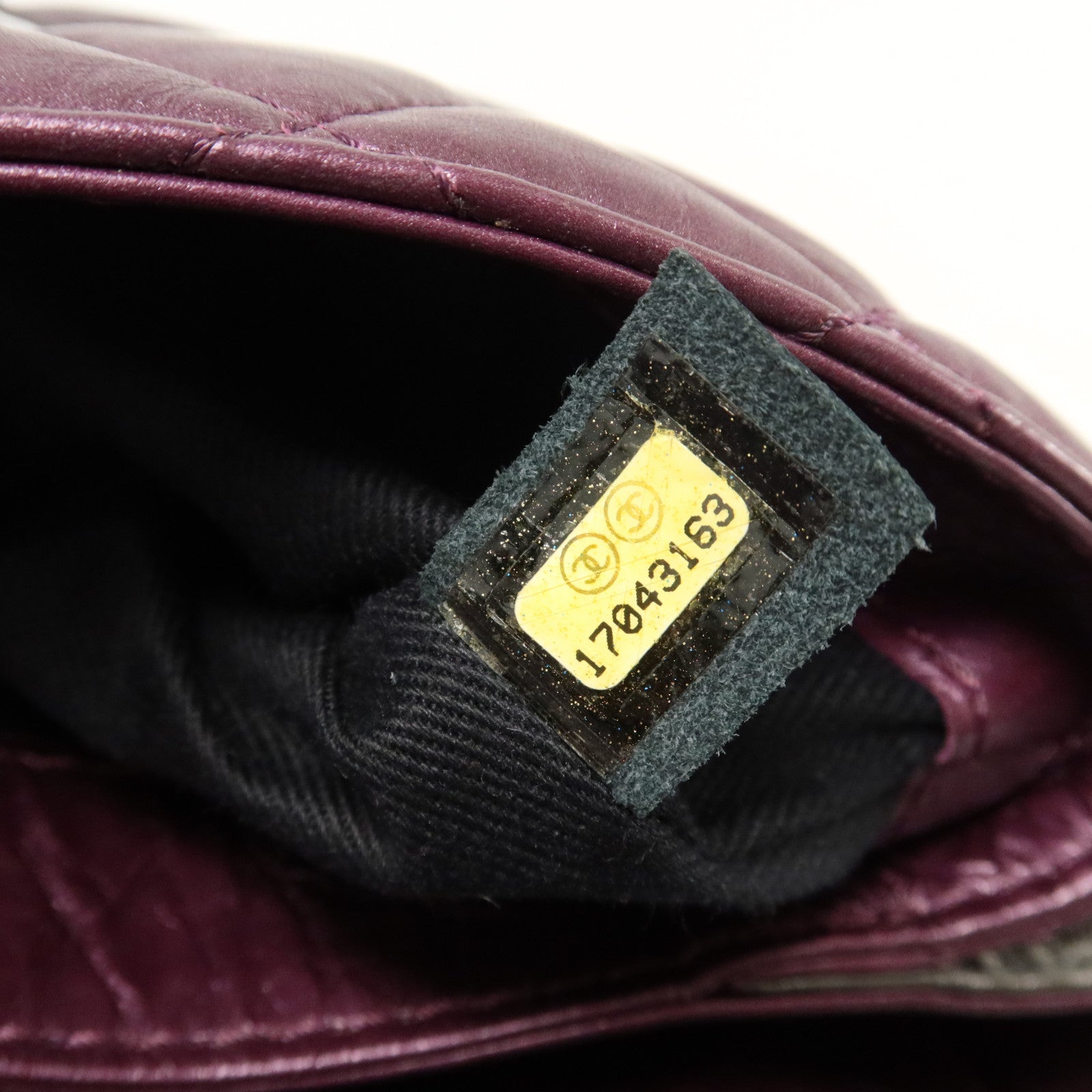 CHANEL 羊皮皮革Chain Shoulder銀扣鏈帶肩背袋