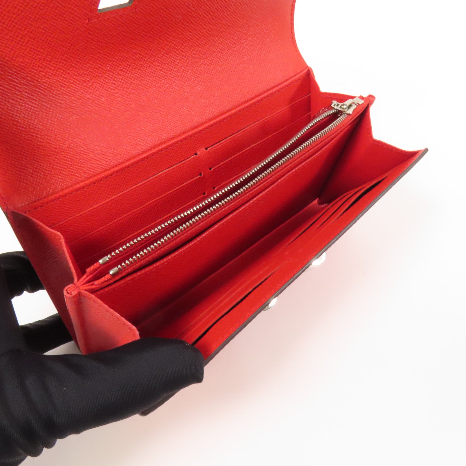 LOUIS VUITTON Epi Twist Wallet銀扣長錢包