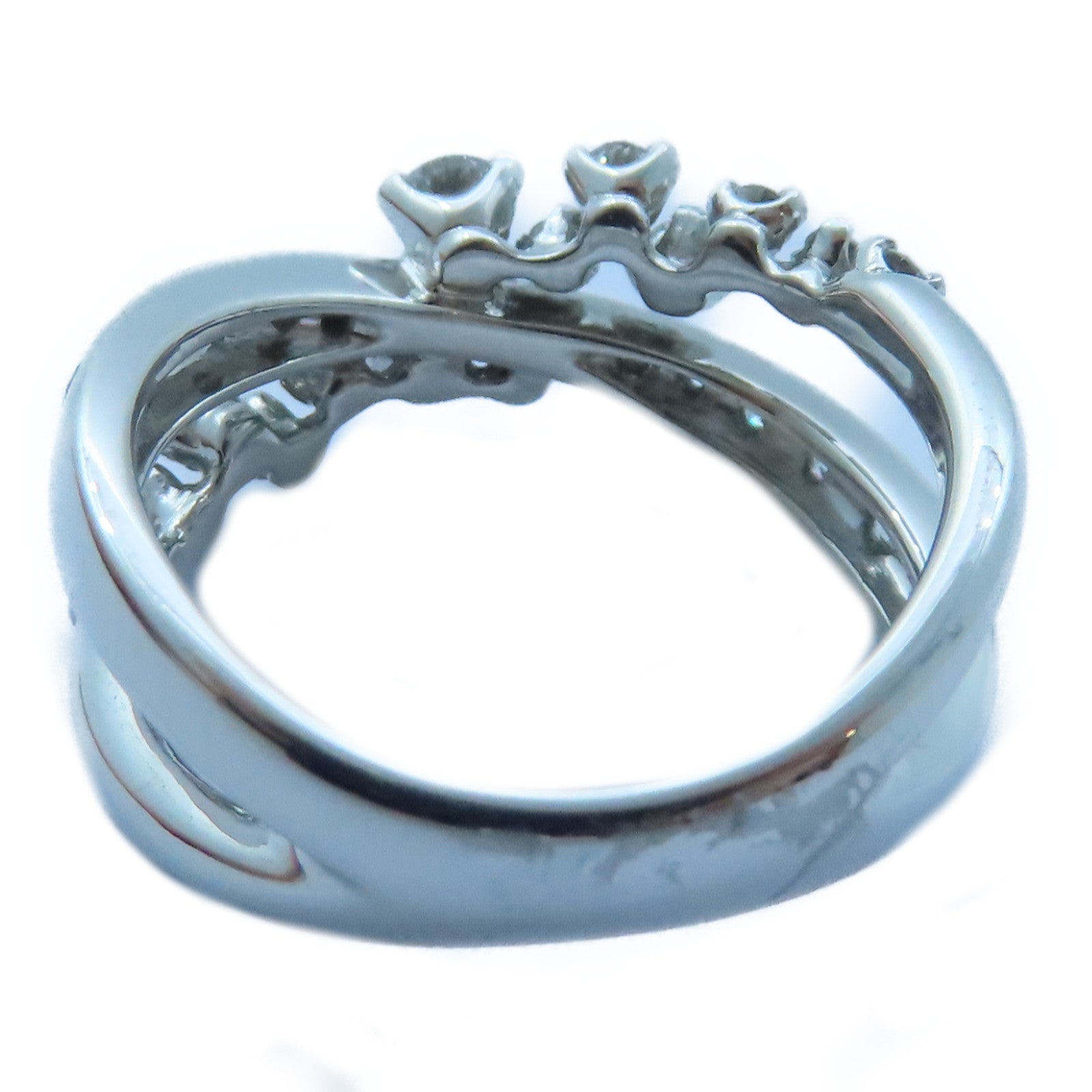 JEWELRY 【激減優惠】18K白金Diamond Ring0.55ct鑽石戒指US#5.5