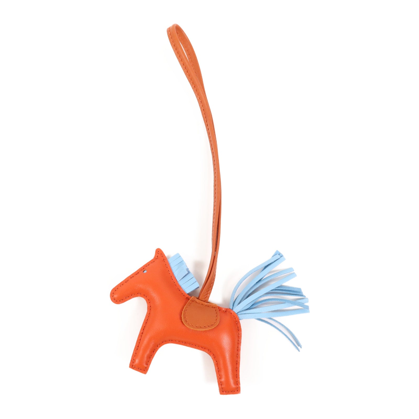 HERMES 皮革Rodeo PM掛飾