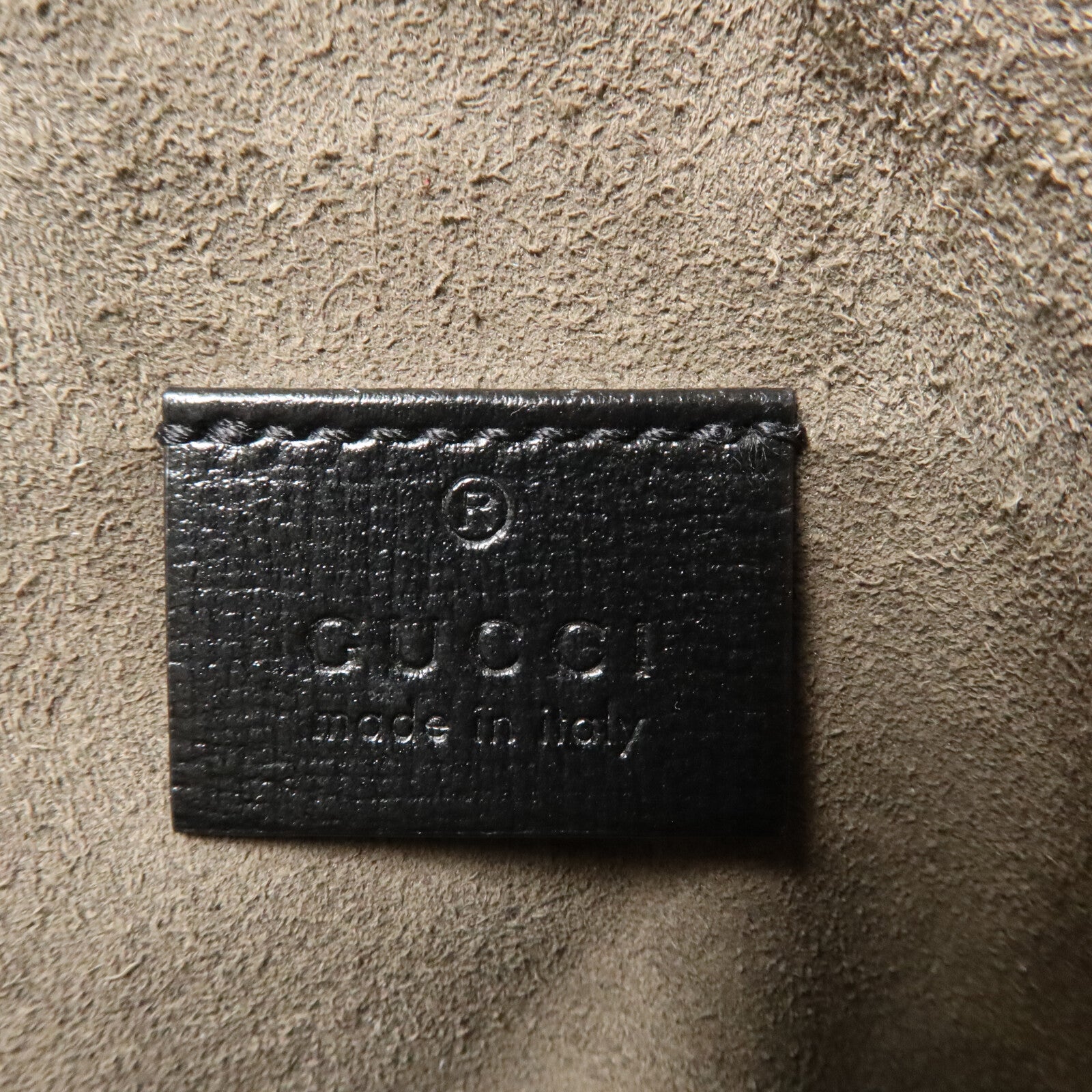 GUCCI 塗層帆布Interlocking G Mini肩背袋