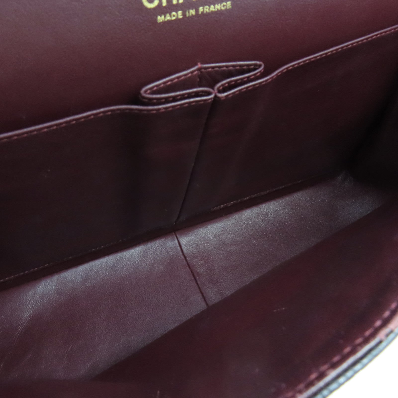 CHANEL **【激減優惠】菱格牛皮皮革Jumbo金扣鏈帶肩背袋黑色