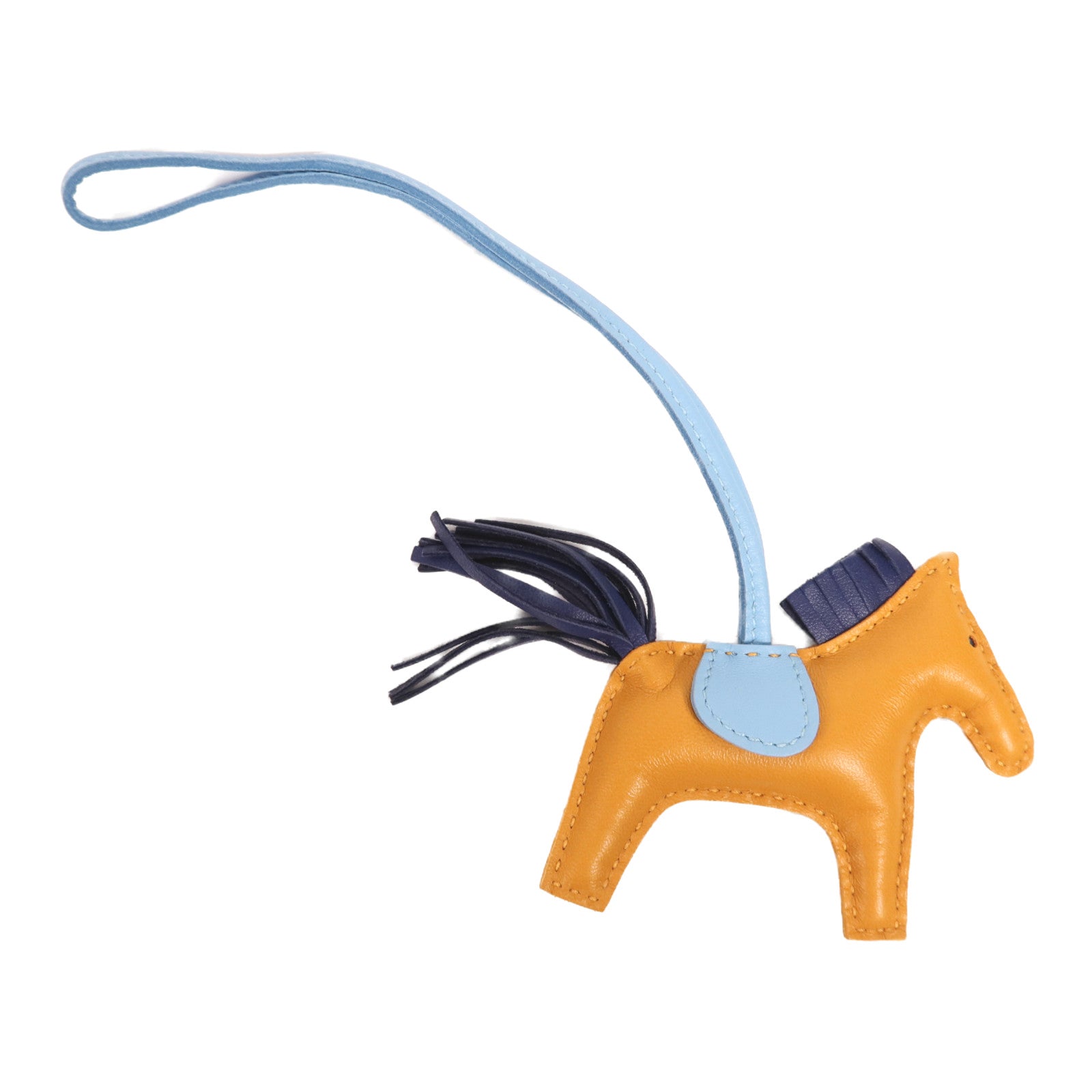 HERMES Milo皮革Rodeo PM掛飾