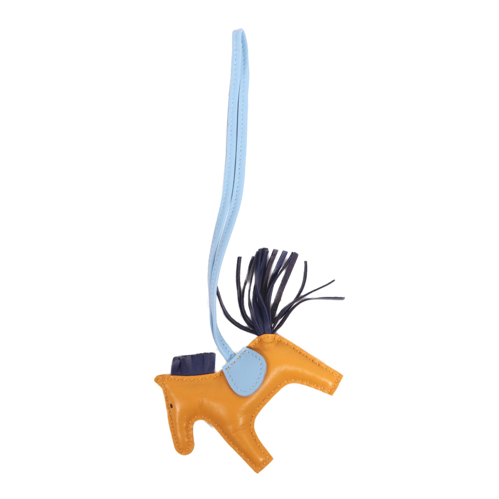 HERMES Milo皮革Rodeo PM掛飾