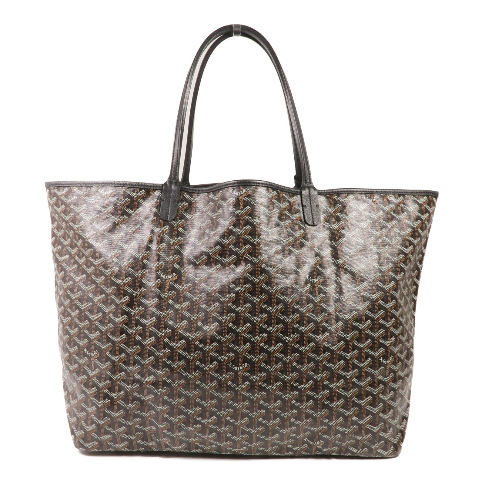 GOYARD 塗層帆布Saint Louis GM銀扣手挽袋