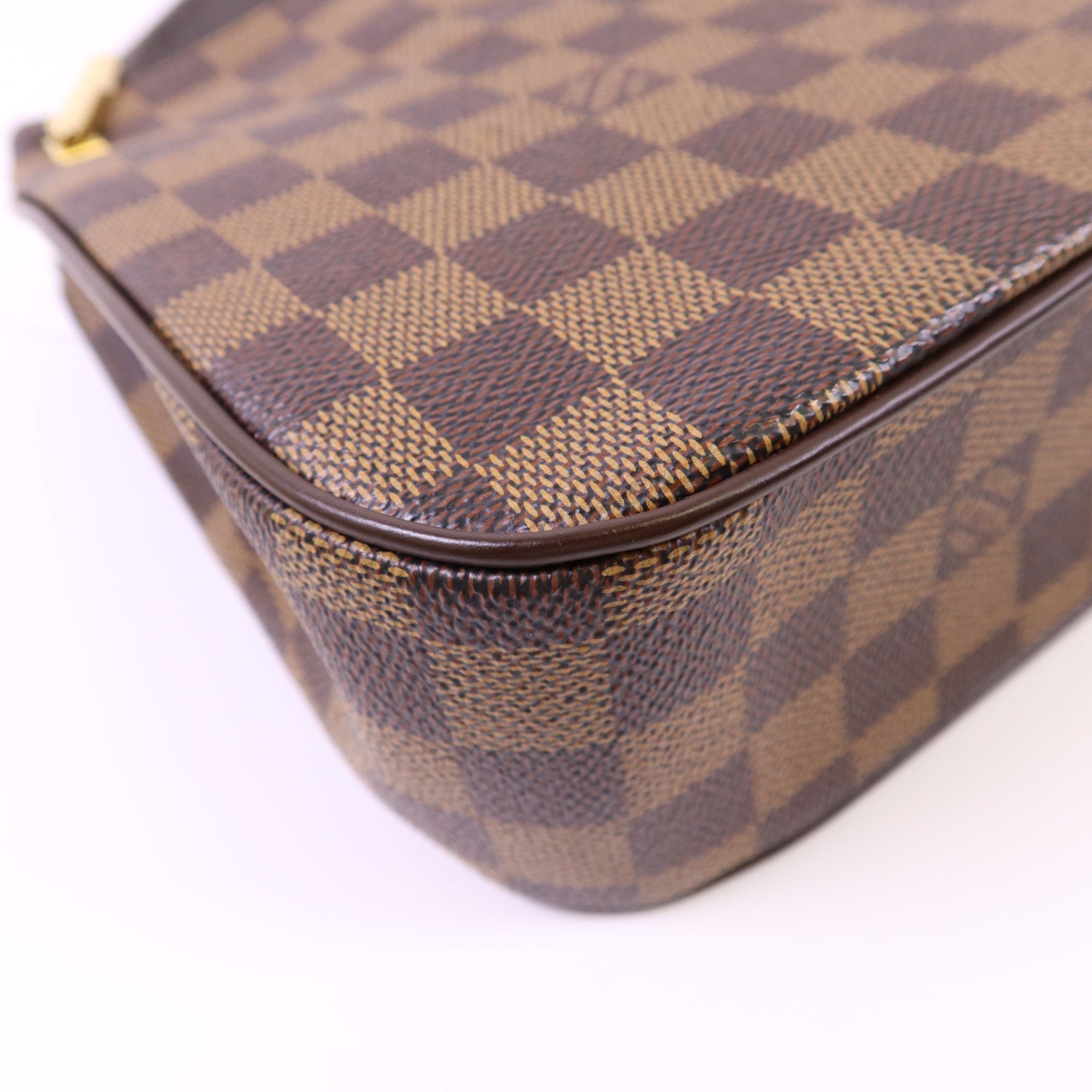 LOUIS VUITTON Damier Aubagne金扣肩背袋