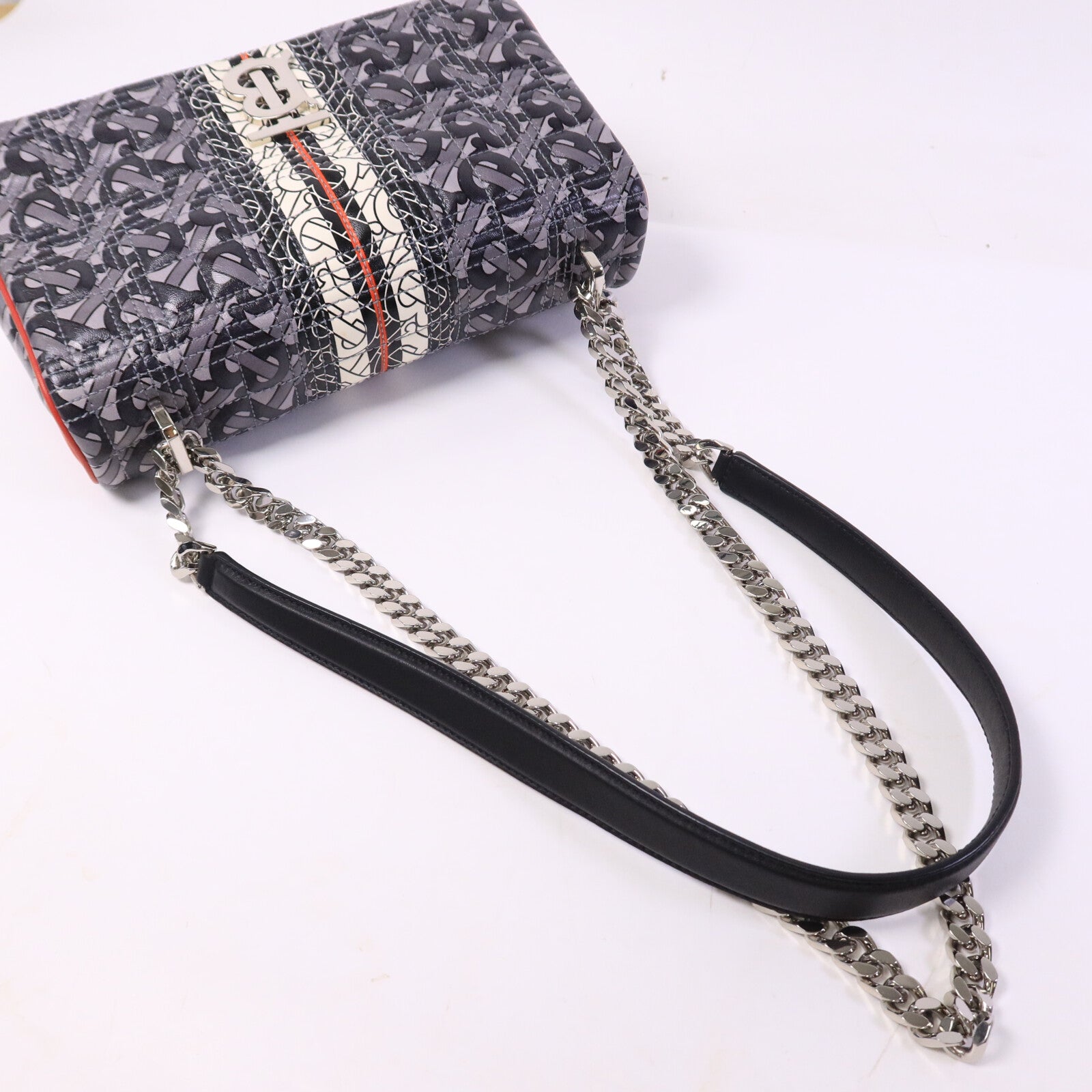 BURBERRY 羊皮皮革Chain Shoulder Bag鏈帶肩背袋