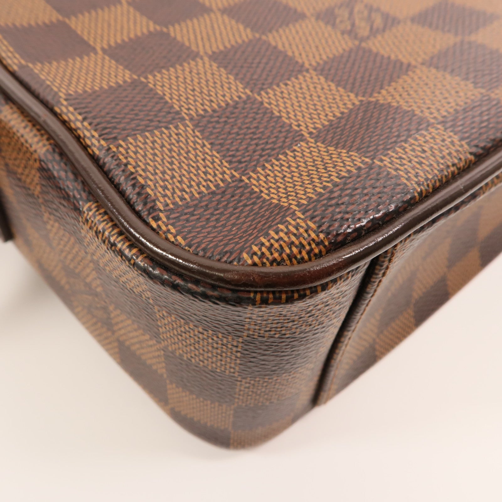 LOUIS VUITTON Damier Shelton MM金扣肩背袋