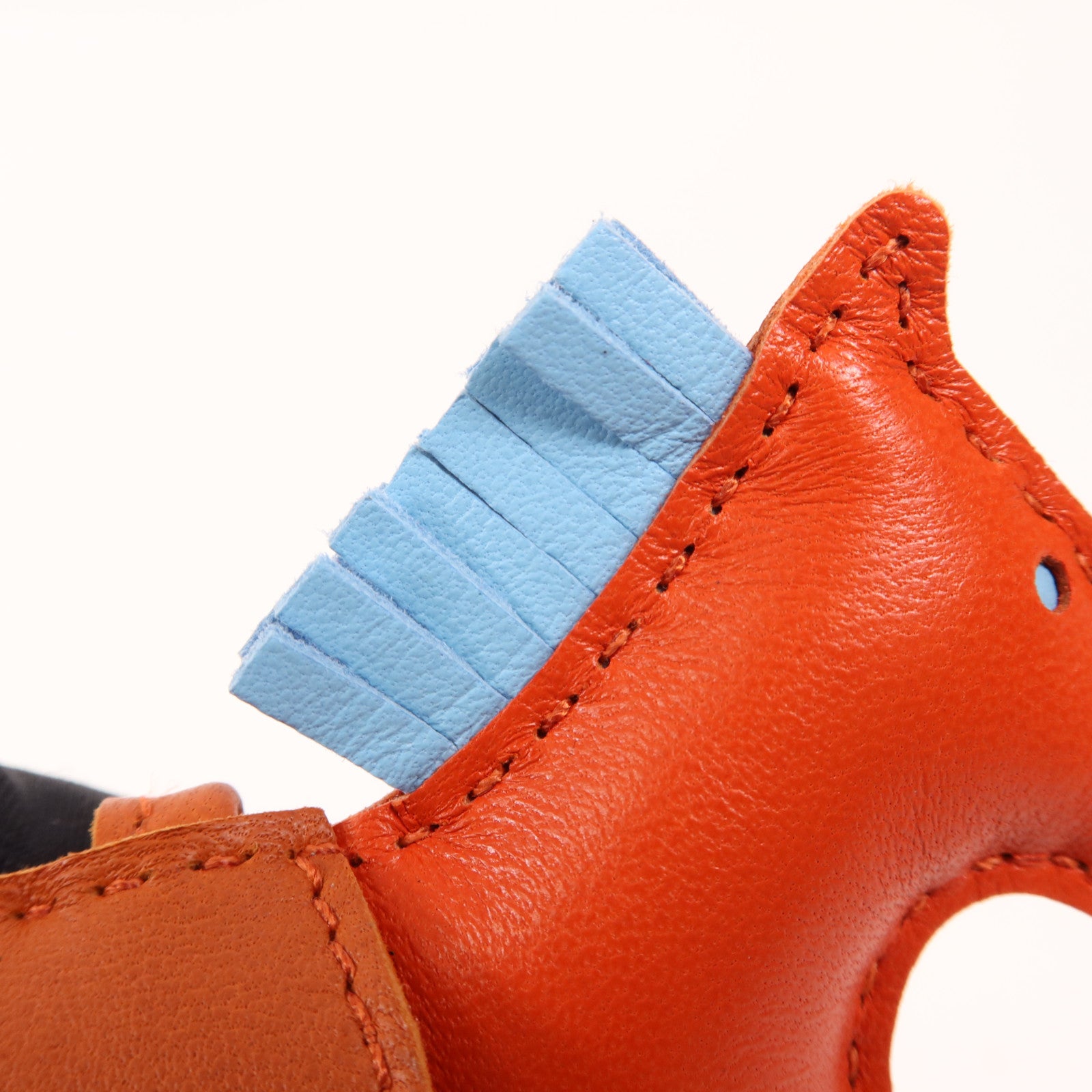 HERMES 皮革Rodeo PM掛飾