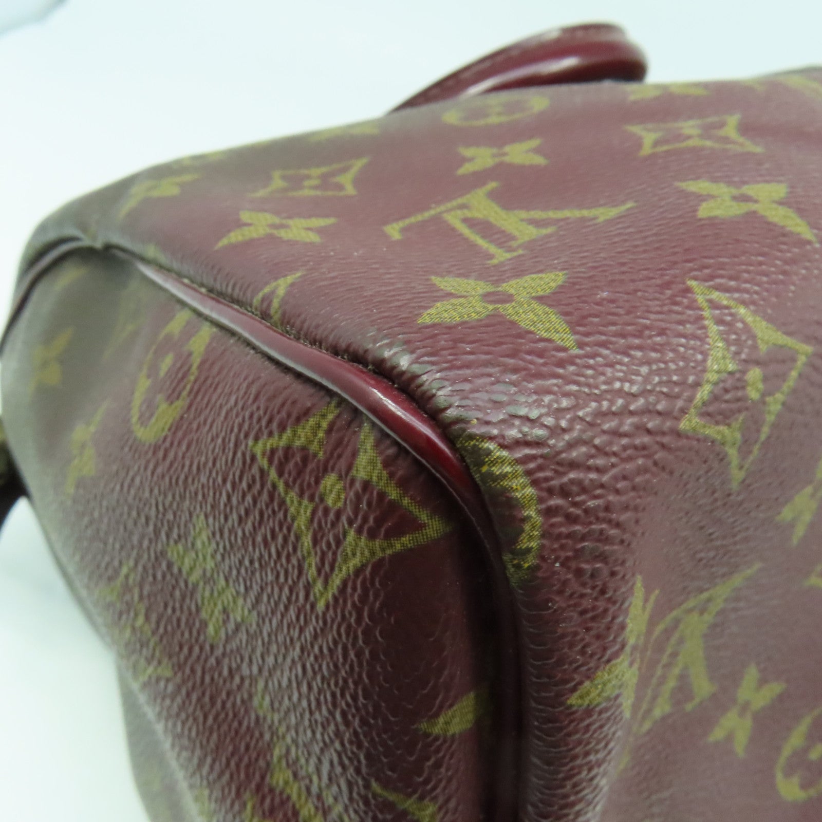 LOUIS VUITTON 【清倉大減價】Monogram Speedy Mirage金扣手挽袋啡色/紫色