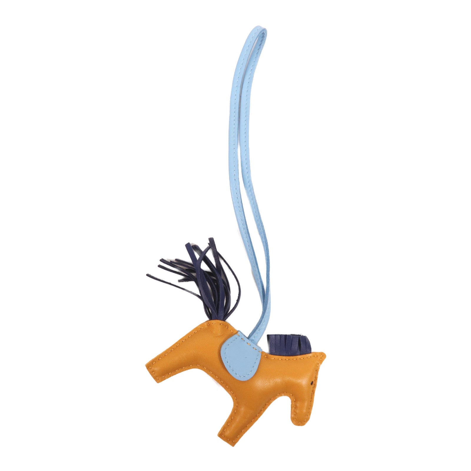 HERMES Milo皮革Rodeo PM掛飾