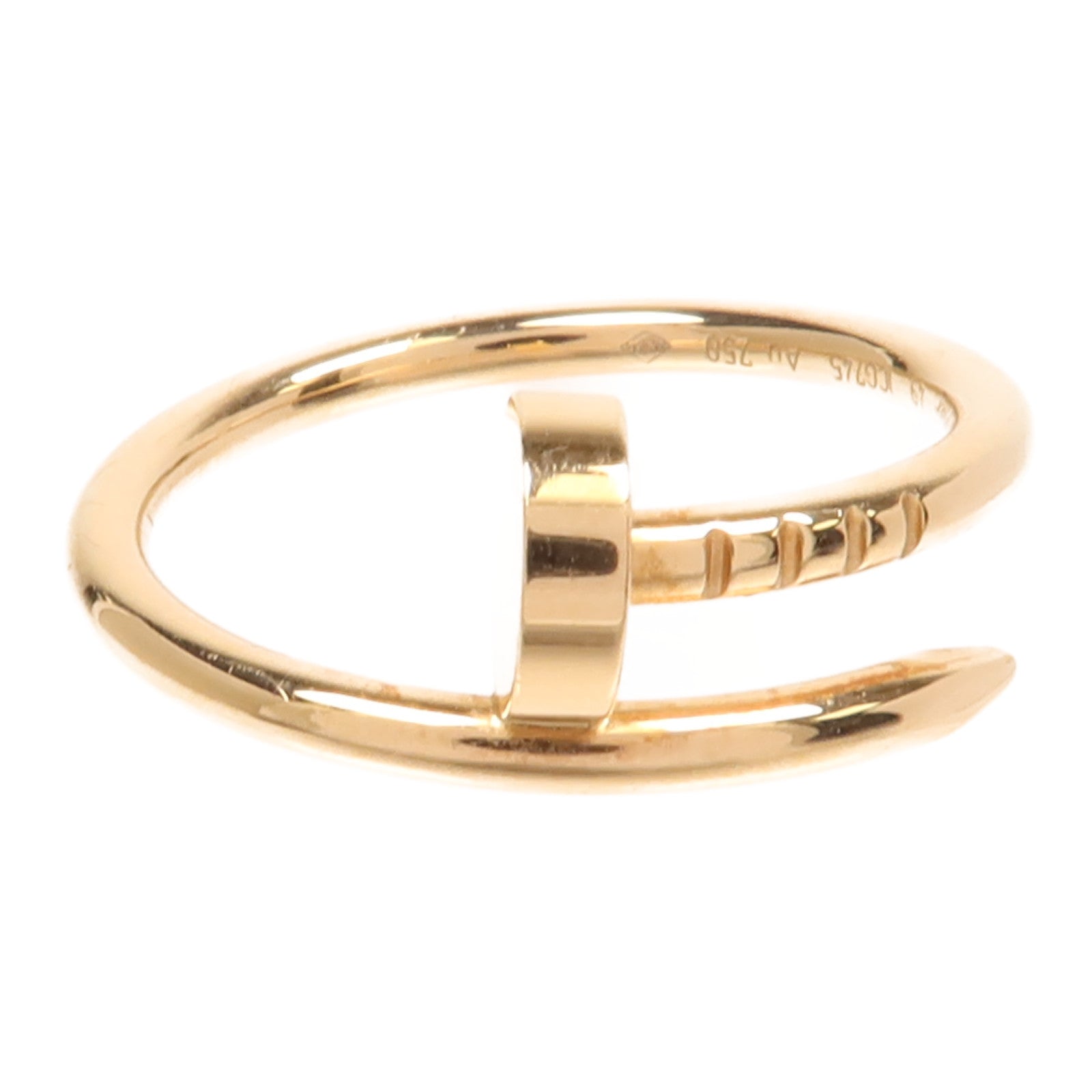 CARTIER 18K玫瑰金Juste un Clou戒指Cartier#49/US#5.5