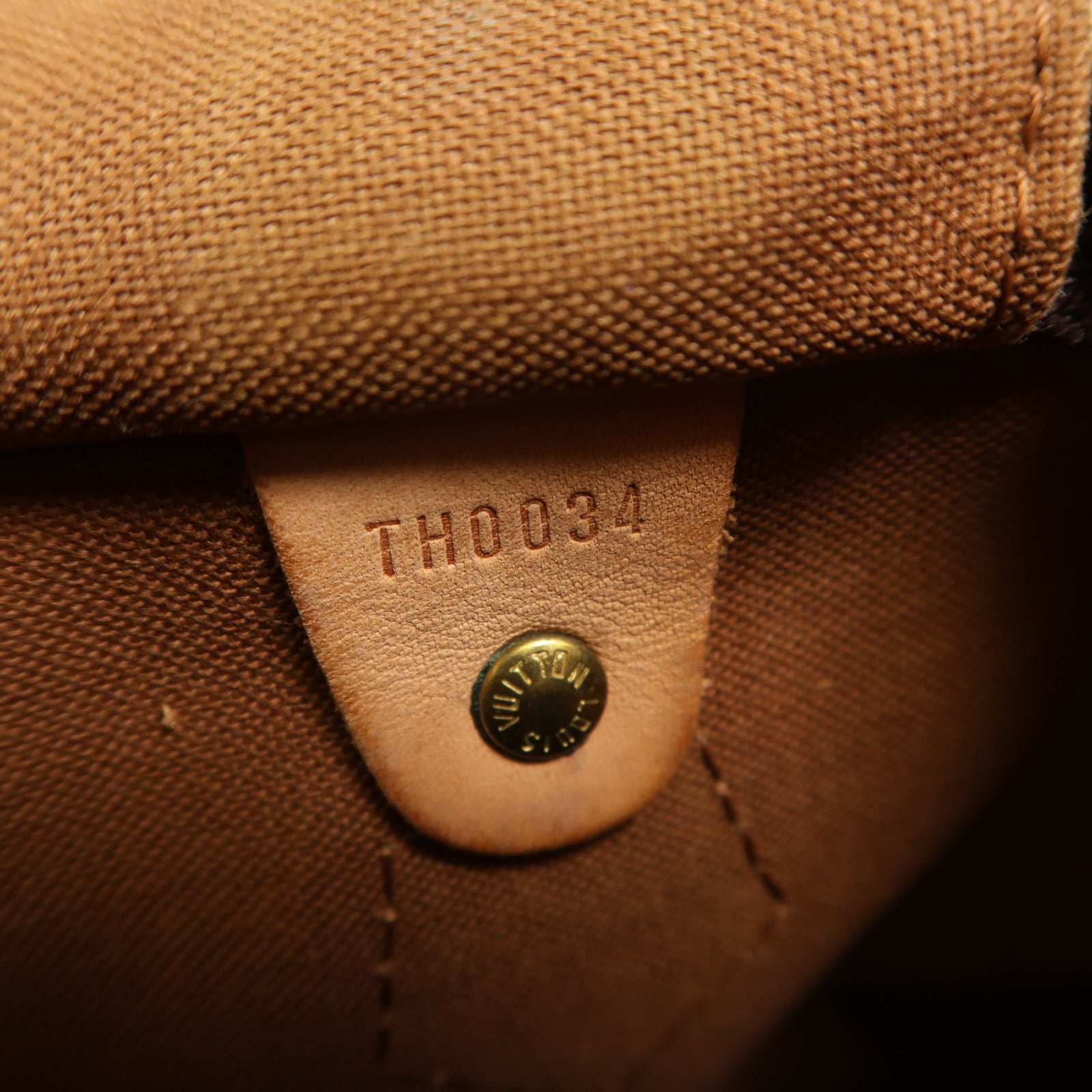 LOUIS VUITTON Monogram Speedy 30金扣手挽袋