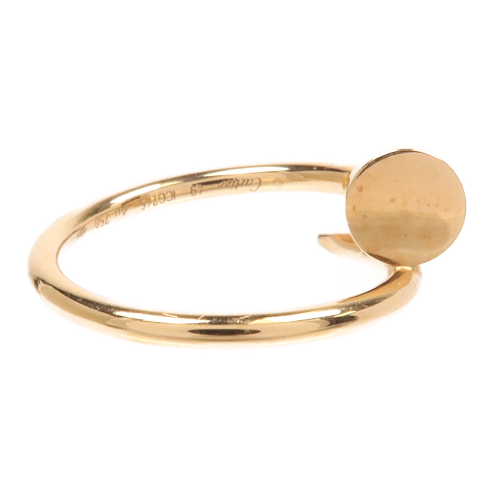 CARTIER 18K玫瑰金Juste un Clou戒指Cartier#49/US#5.5