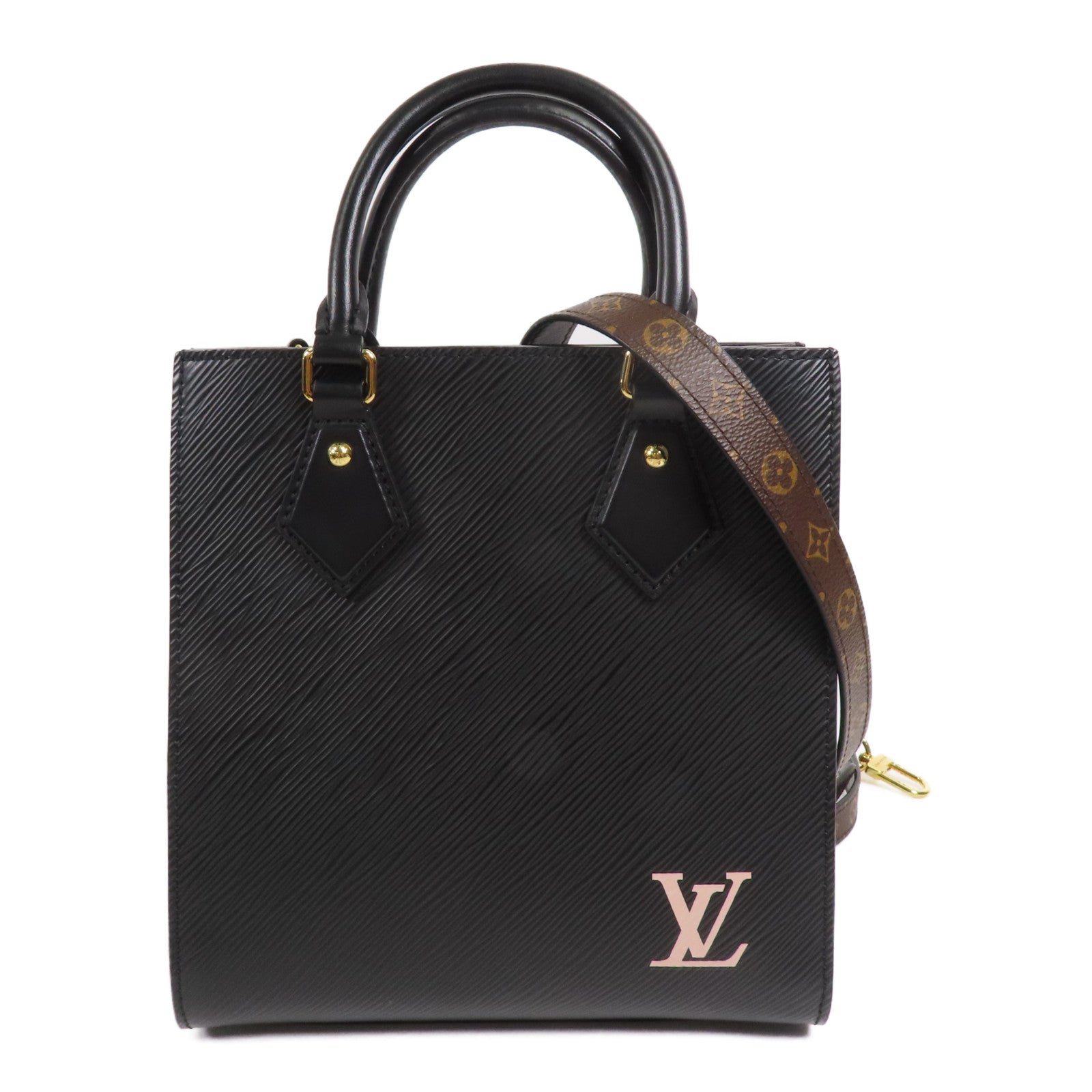 LOUIS VUITTON Epi Sac Plat BB金扣手挽肩背兩用袋