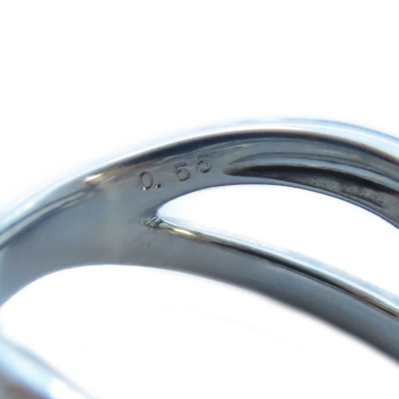 JEWELRY 【激減優惠】18K白金Diamond Ring0.55ct鑽石戒指US#5.5