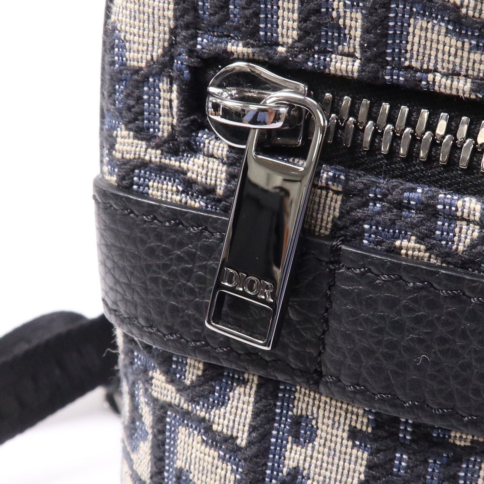 Dior 帆布Safari Backpack銀扣背包