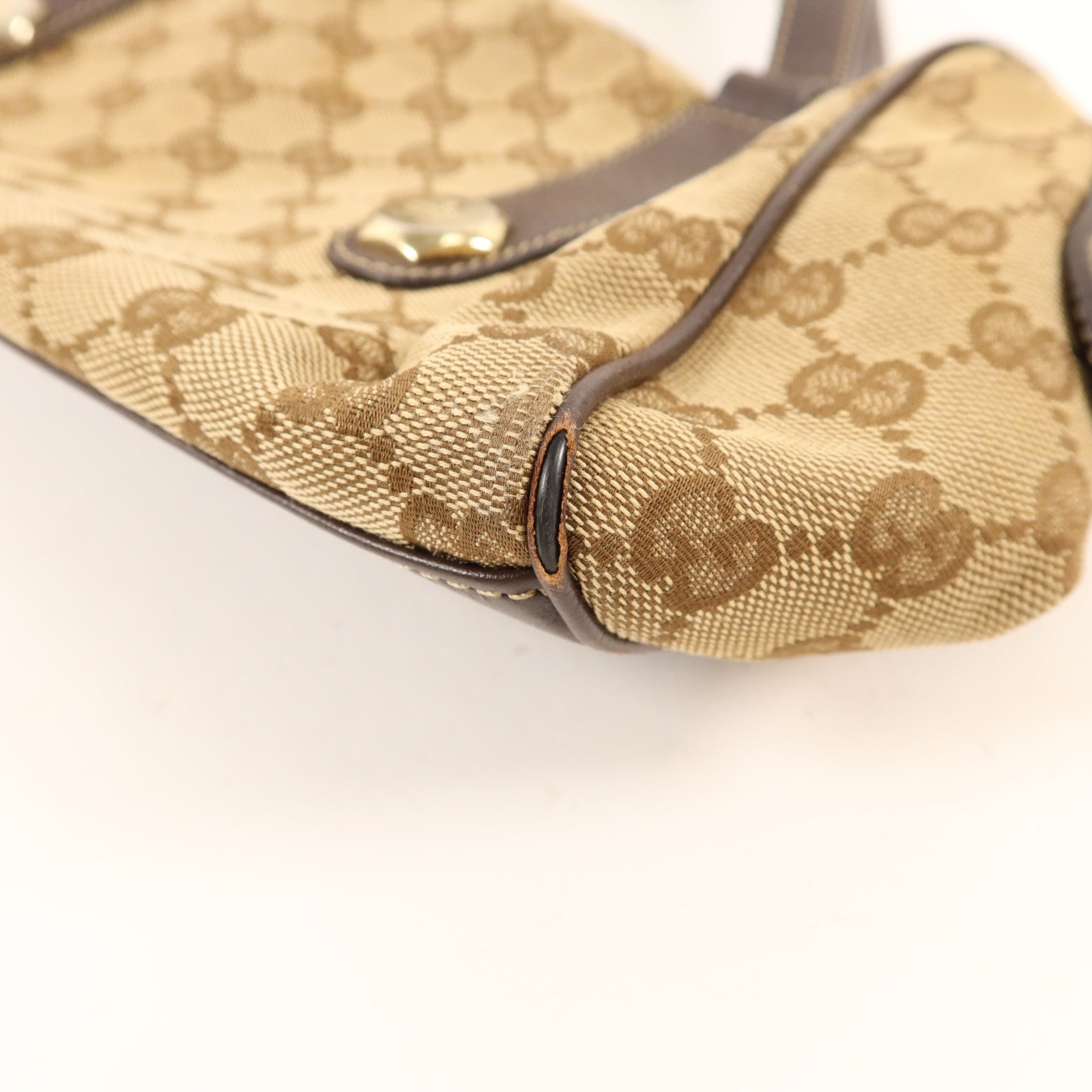 GUCCI 【激減優惠】帆布Charmy Boston Bag金扣肩背袋