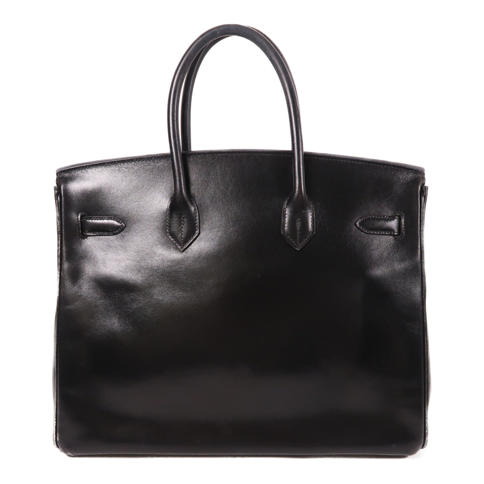 HERMES Box Calf皮革Birkin 35金扣手挽袋Noir