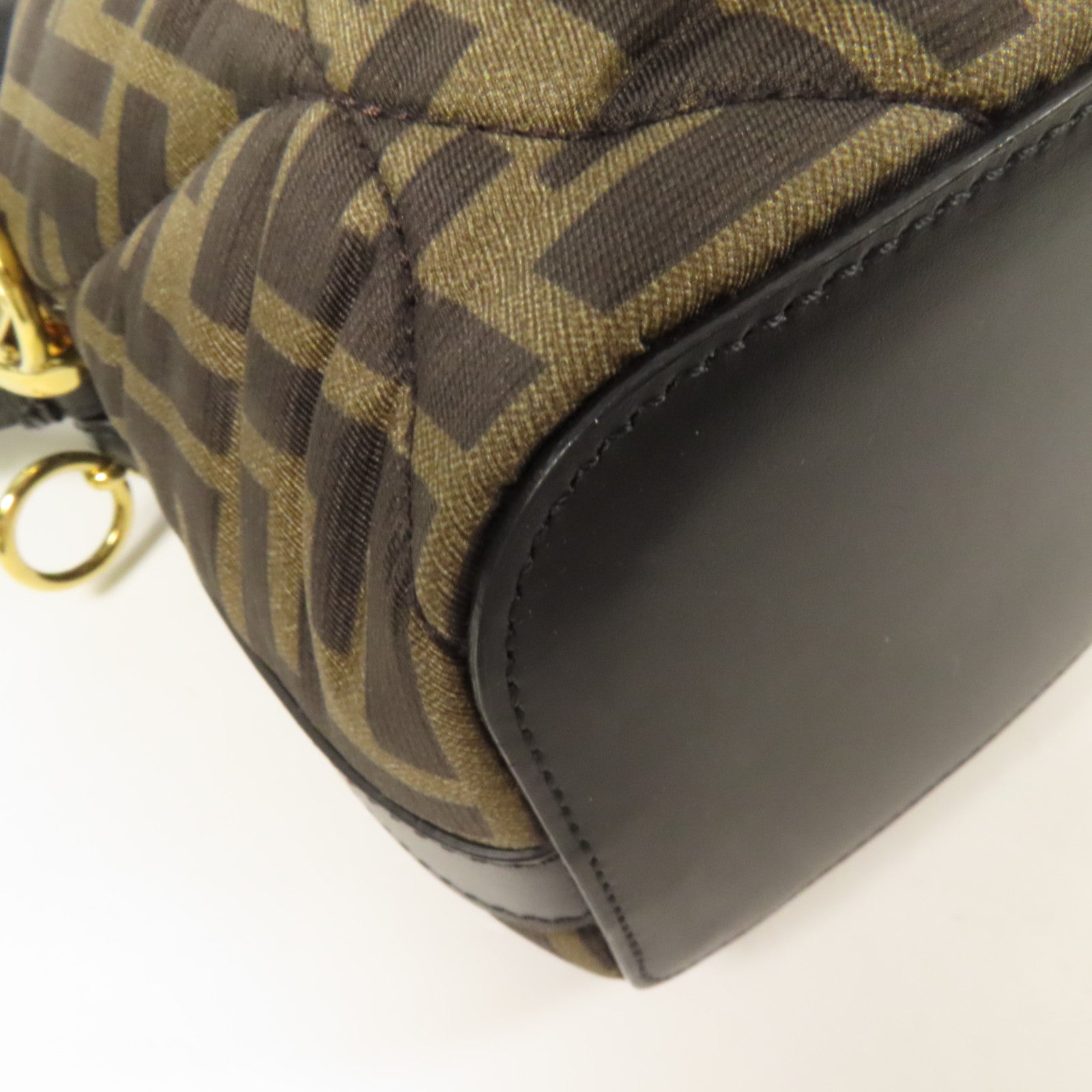 FENDI 帆布Mon Tresor金扣手挽肩背兩用袋