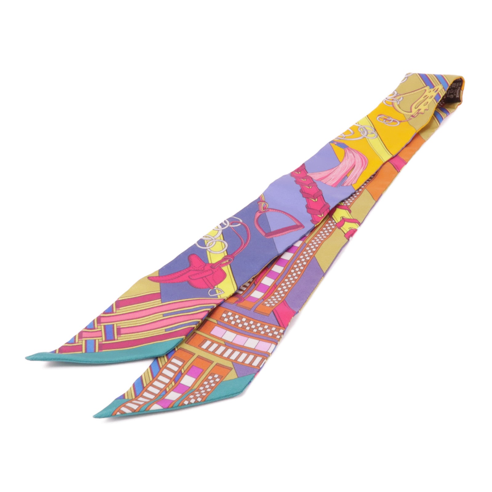 HERMES 【激減優惠】絲質Twilly絲巾