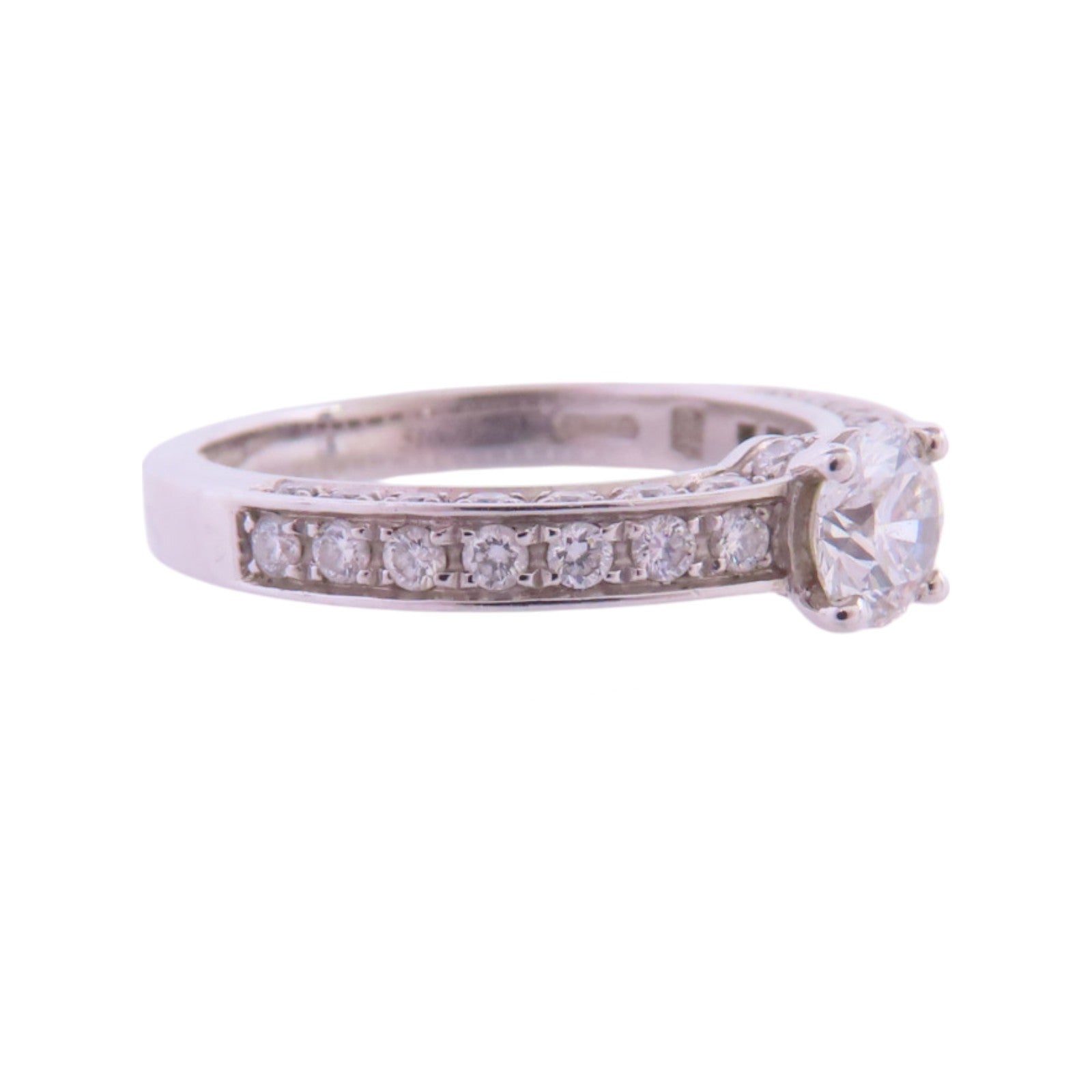 BVLGARI PT950鉑金Diamond Ring戒指US#4.5