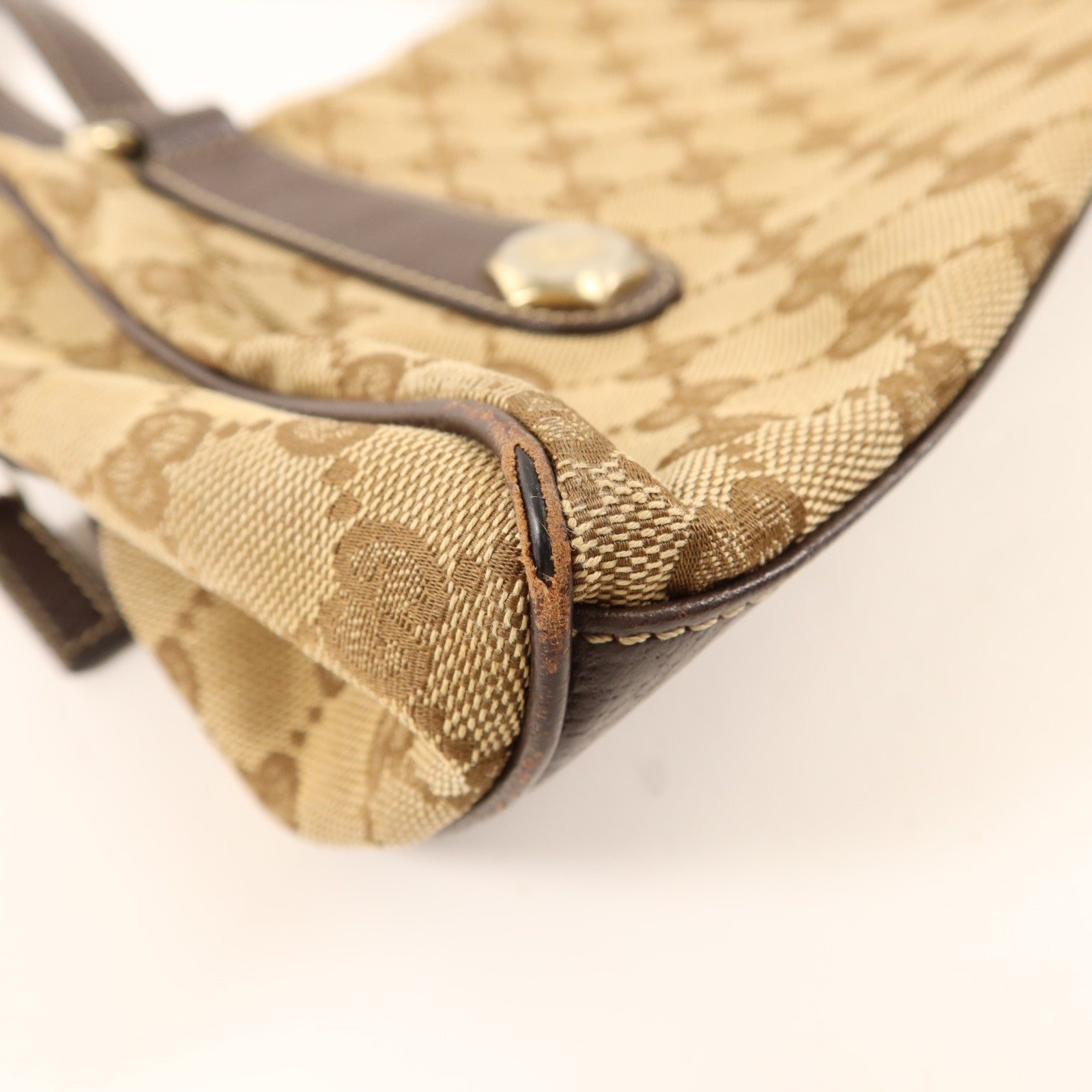 GUCCI 【激減優惠】帆布Charmy Boston Bag金扣肩背袋