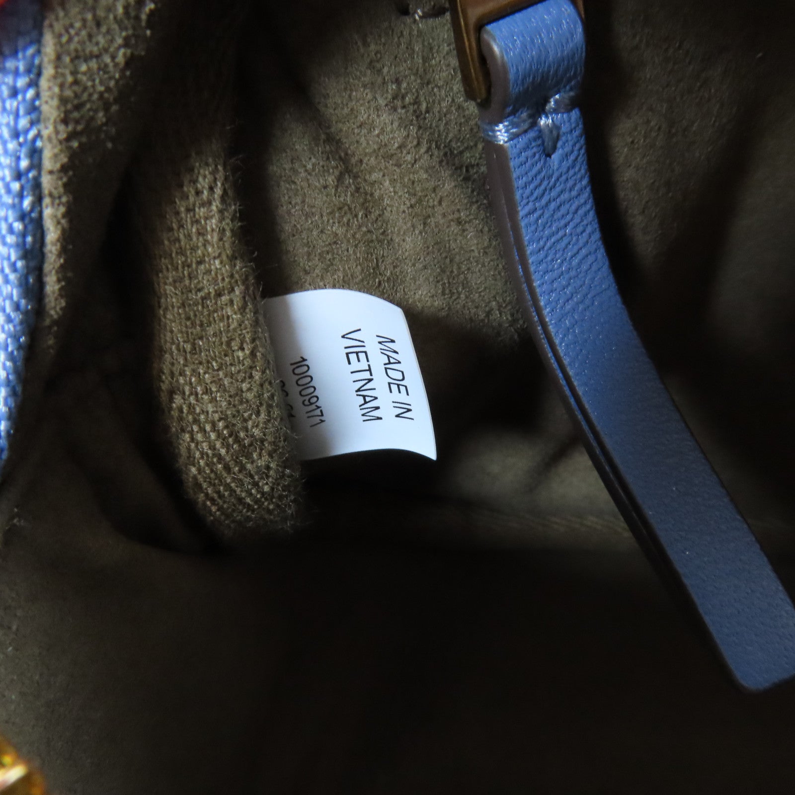 Tory Burch 【激減優惠】羊皮皮革Kira Patchwork Small Camera Bag金扣肩背袋藍色/黃色