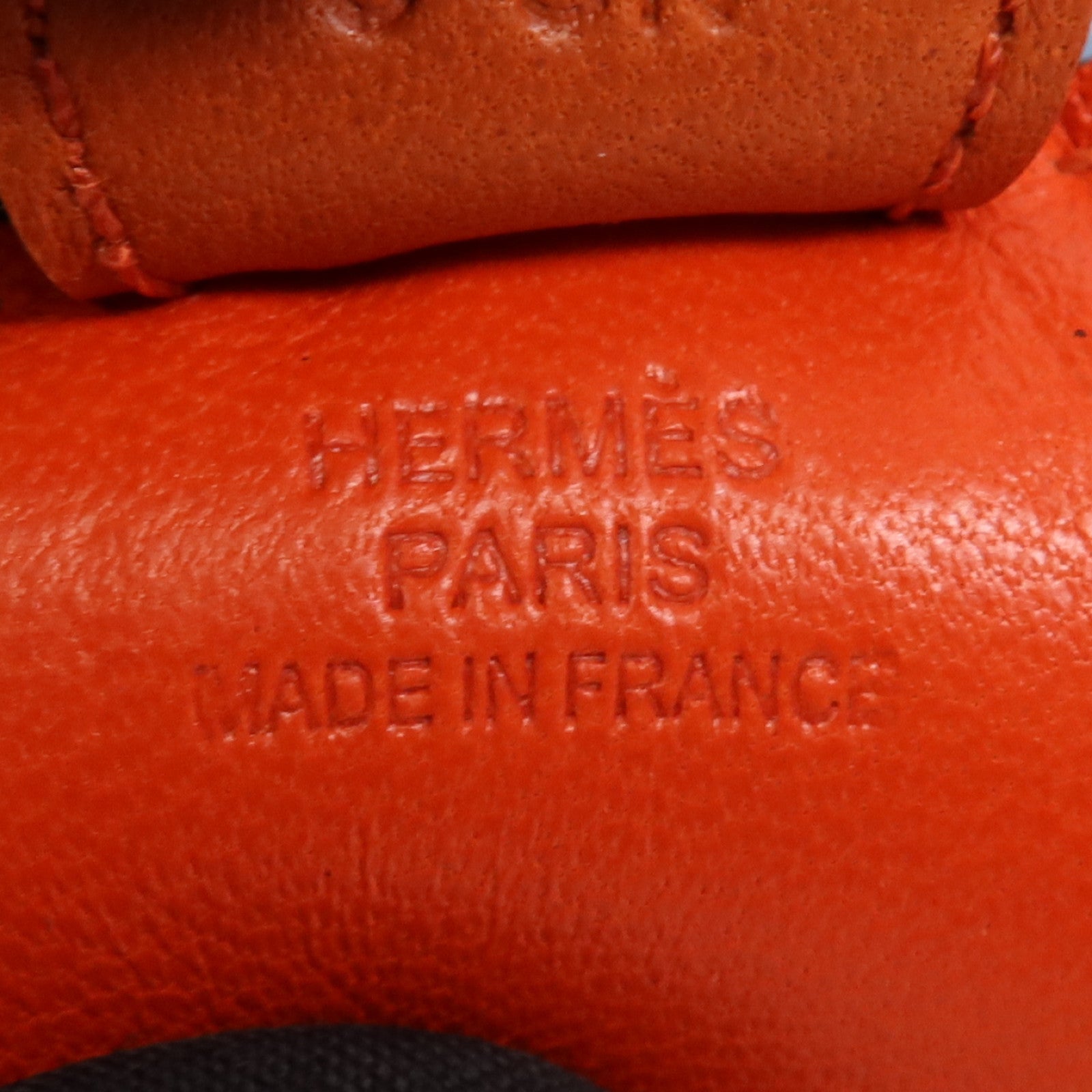 HERMES 皮革Rodeo PM掛飾