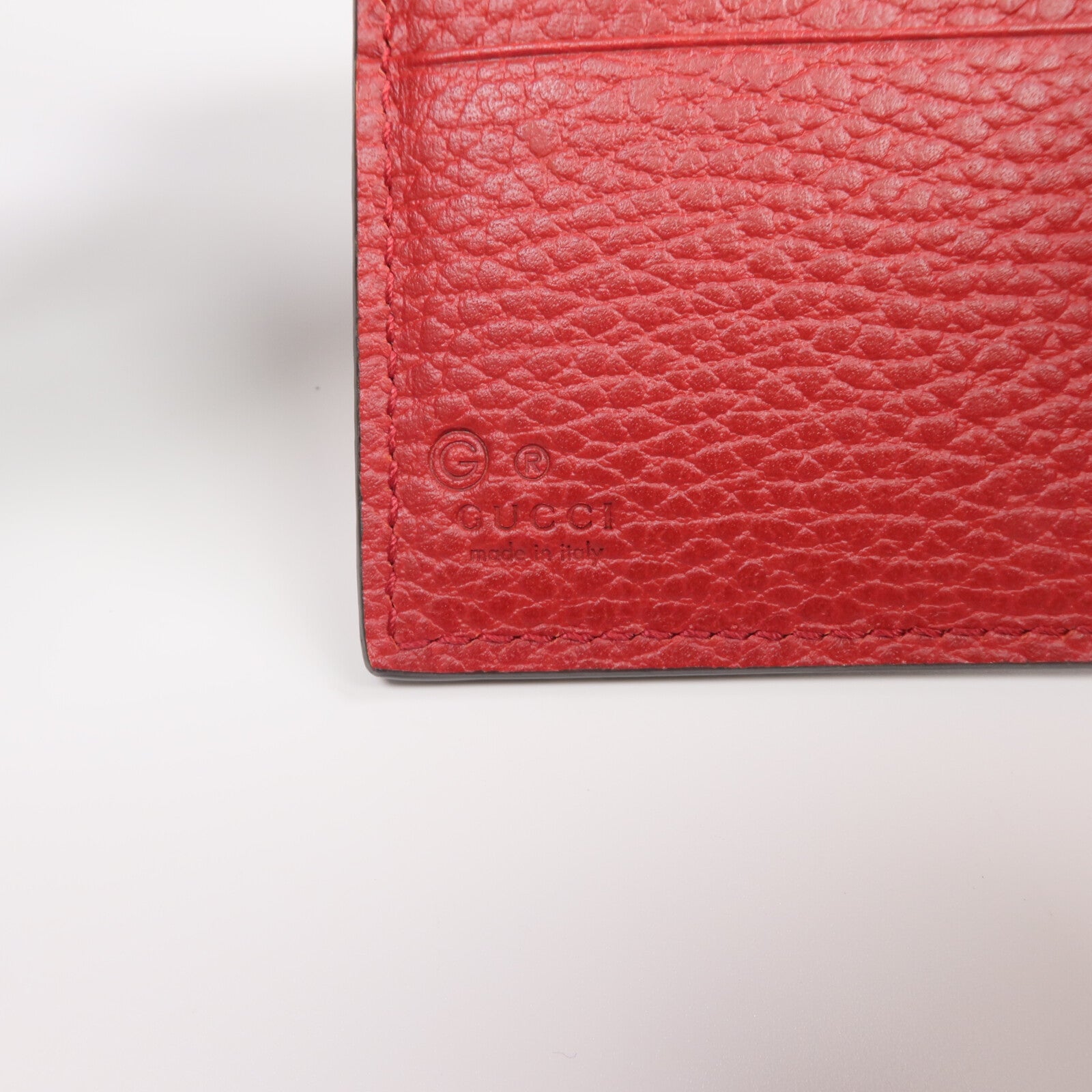 GUCCI 【激減優惠】牛皮皮革Wallet金扣錢包