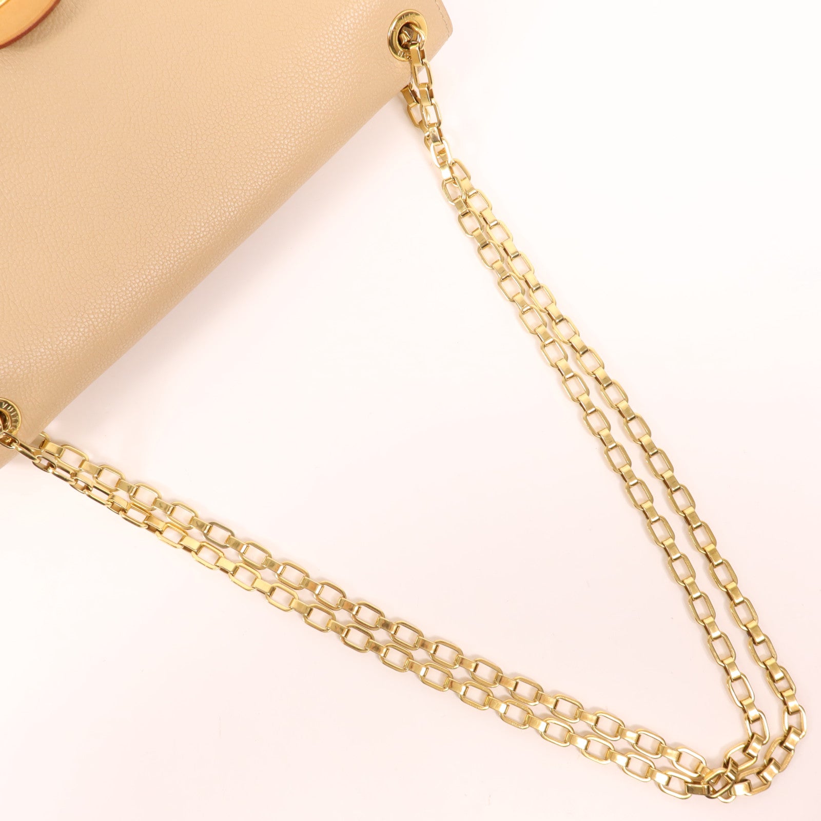 LOUIS VUITTON Monogram Pallas Chain金扣鏈帶肩背袋