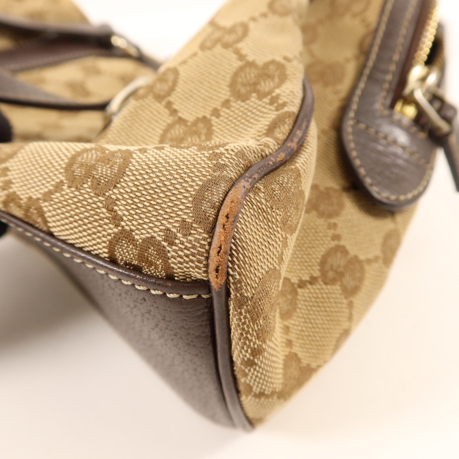 GUCCI 【激減優惠】帆布Charmy Boston Bag金扣肩背袋