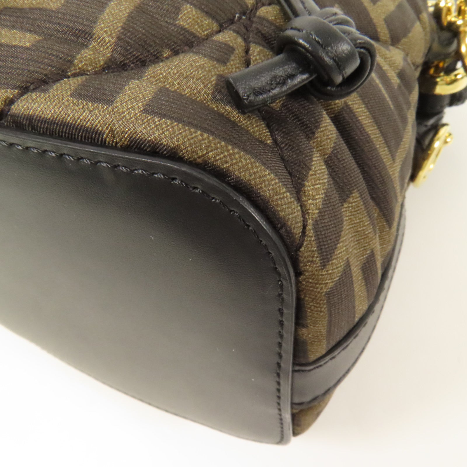 FENDI 帆布Mon Tresor金扣手挽肩背兩用袋