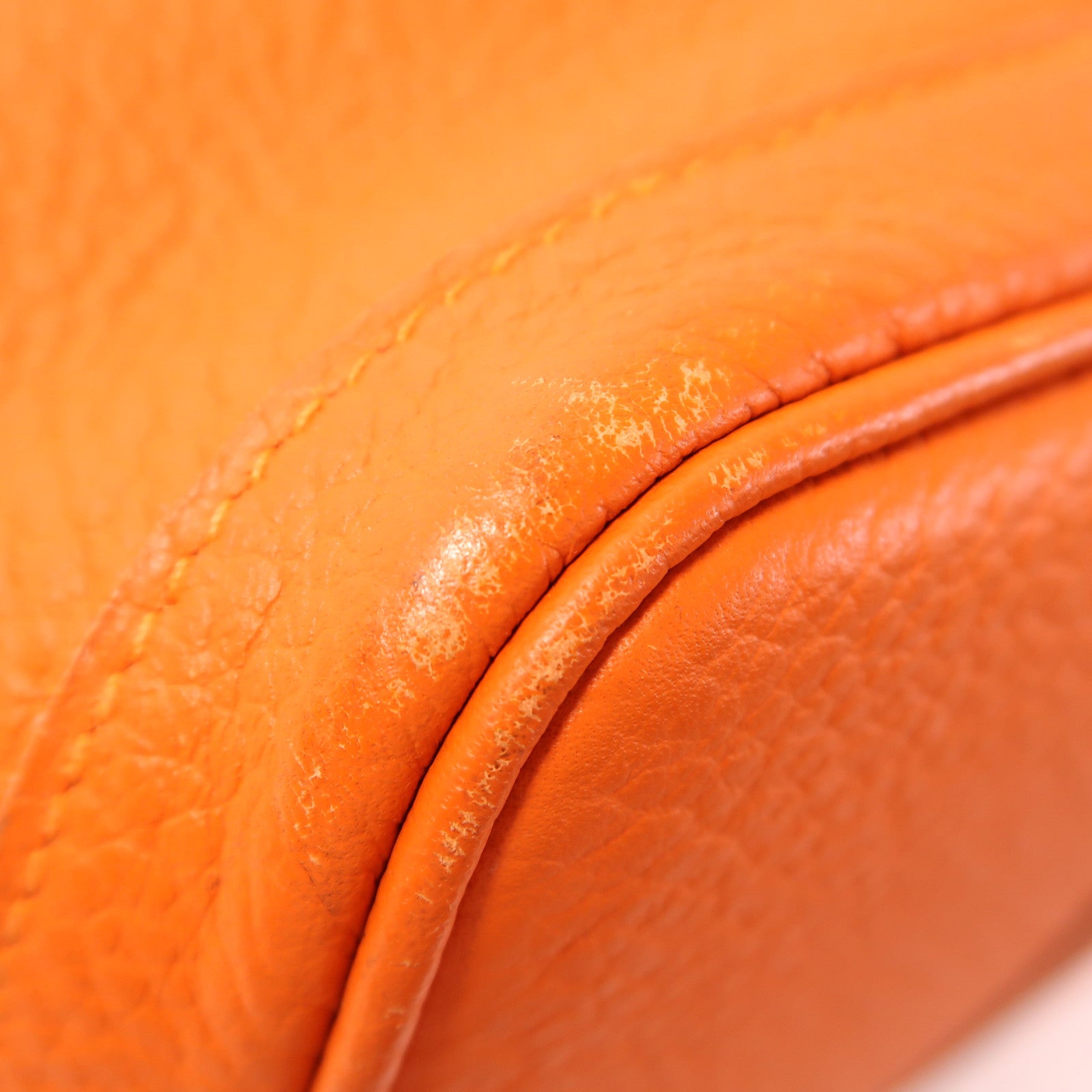 HERMES Negonda皮革Garden Party PM銀扣手挽袋Feu