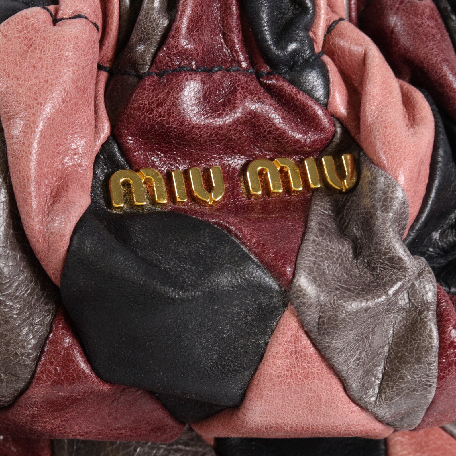 Miu Miu 牛皮皮革2 Way Shoulder手挽肩背兩用袋