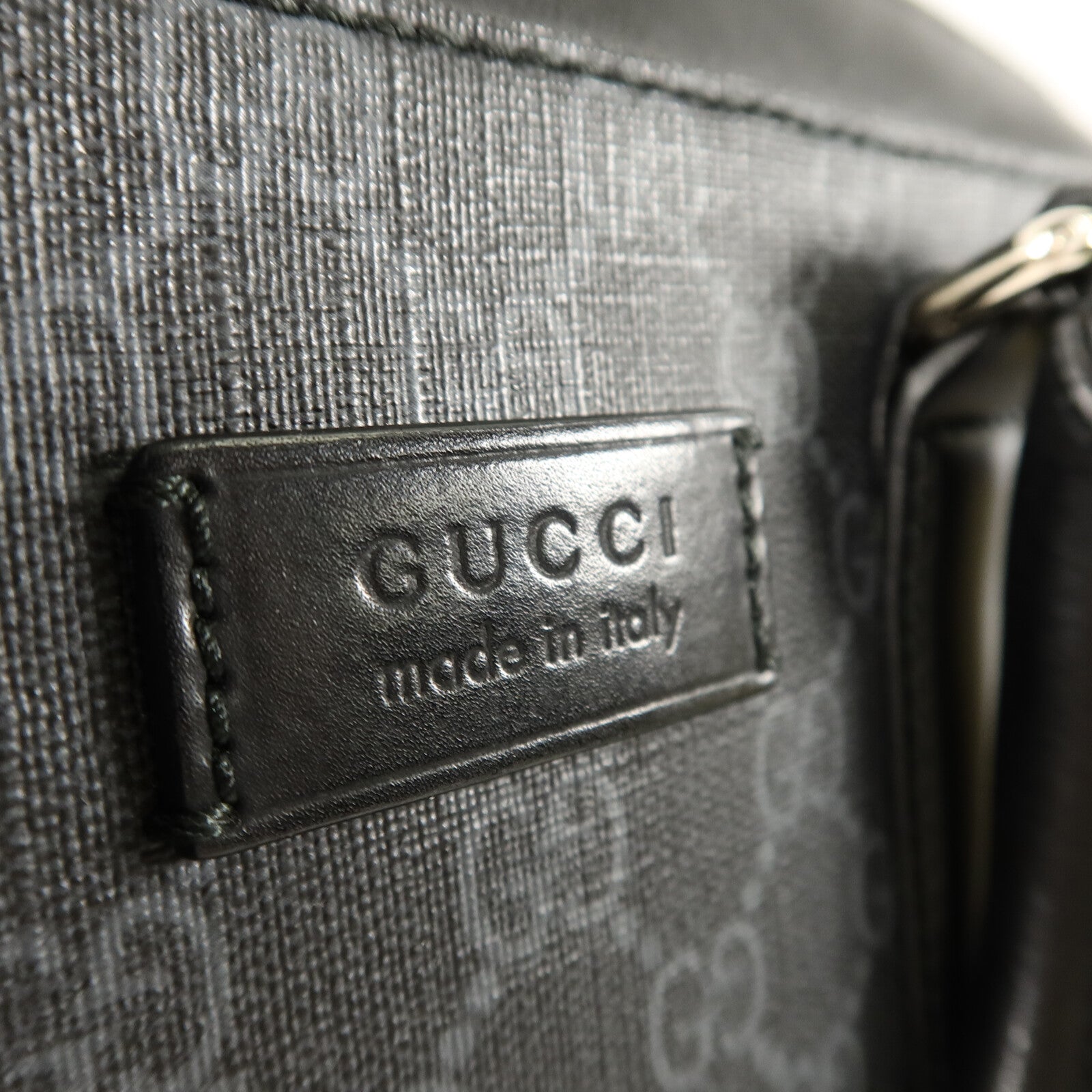 GUCCI 塗層帆布GG Supreme Briefcase肩背袋