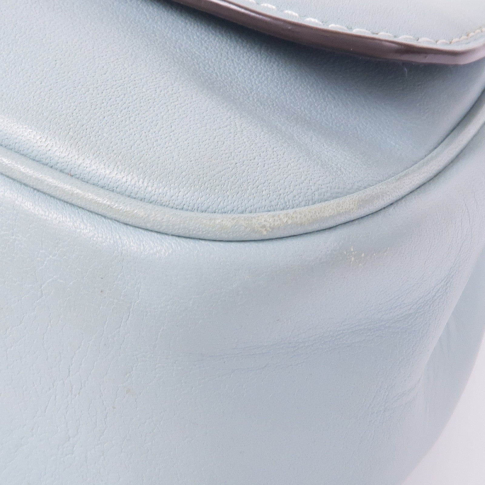 COACH 牛皮皮革Chain Shoulder銀扣鏈帶肩背袋